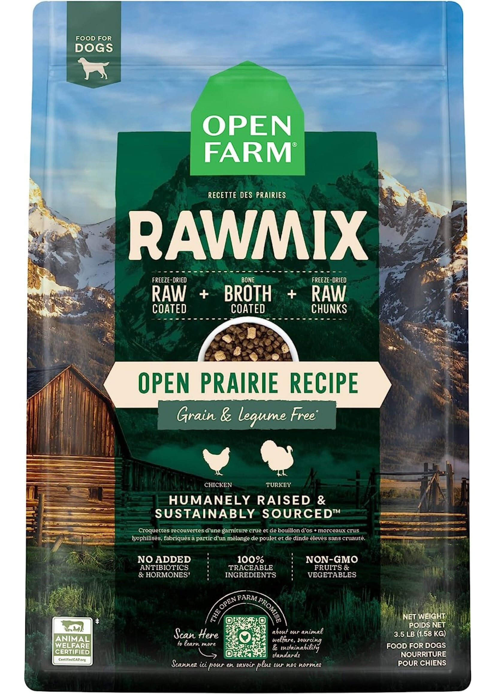 Open Farm Open Farm Dog RawMix Grain Free Open Prairie