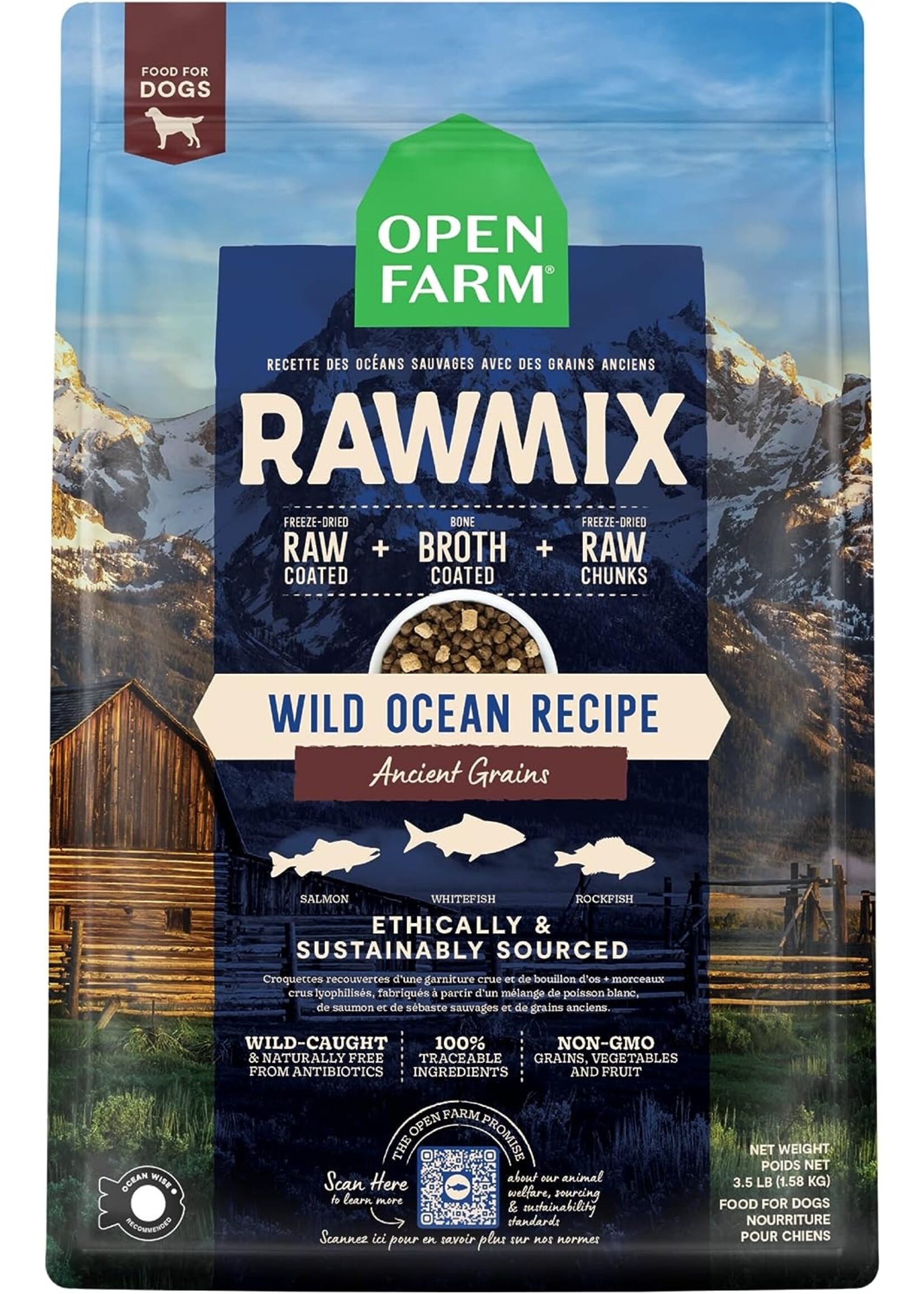 Open Farm Open Farm Dog RawMix Ancient Grain Wild Ocean