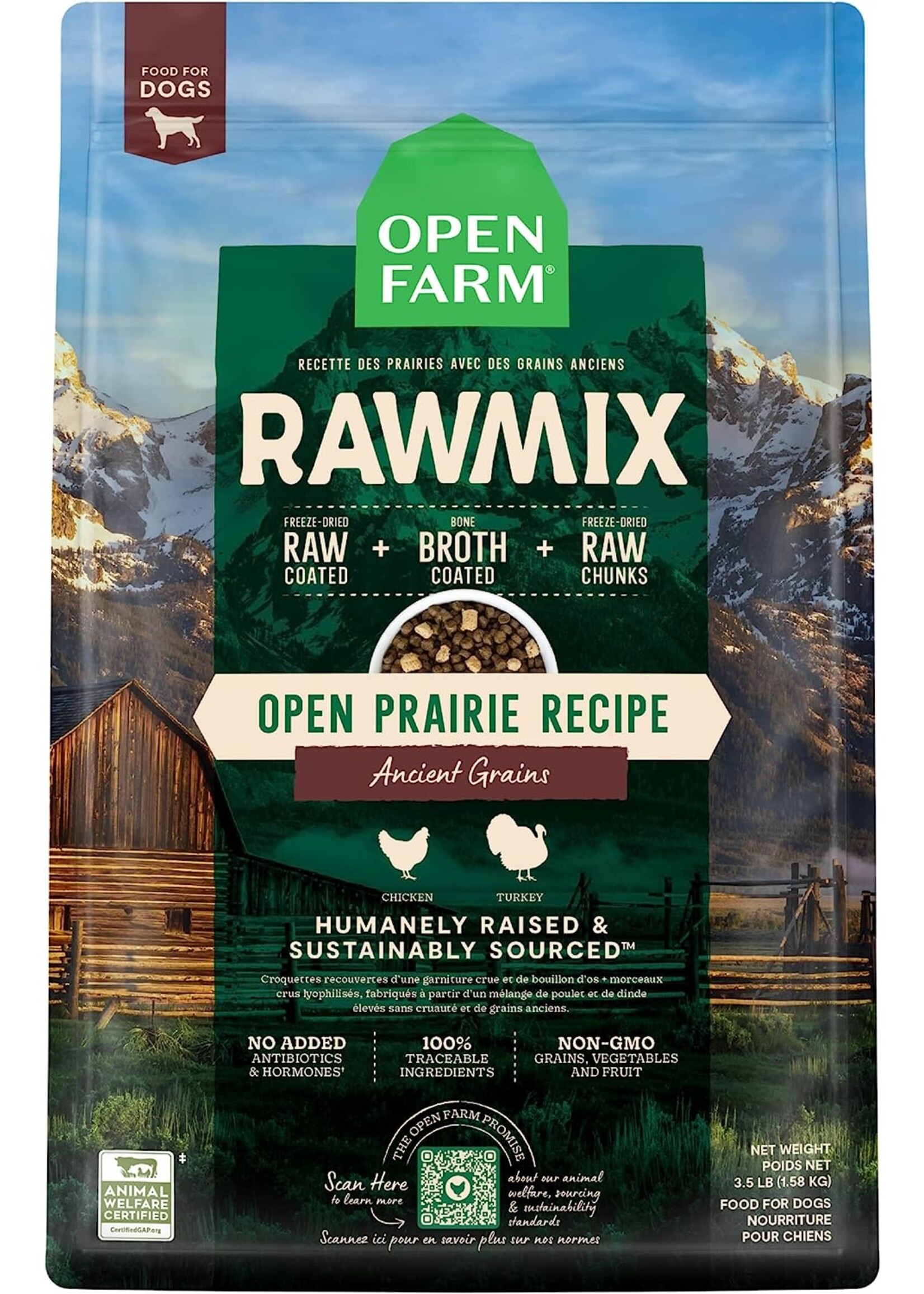 Open Farm Open Farm Dog RawMix Ancient Grain Open Prairie