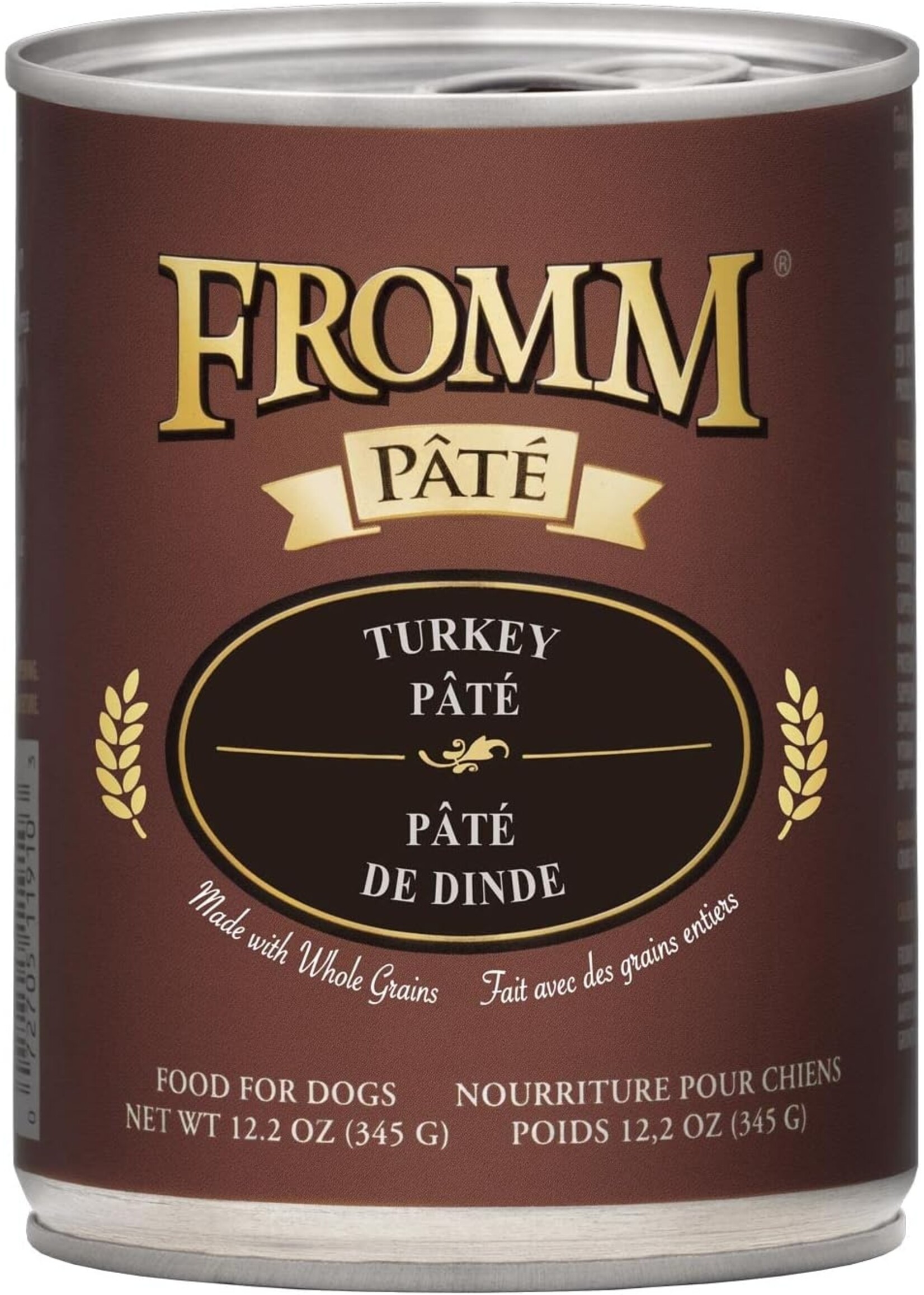 Fromm Family Pet Food Fromm Dog Turkey Pate 12oz single