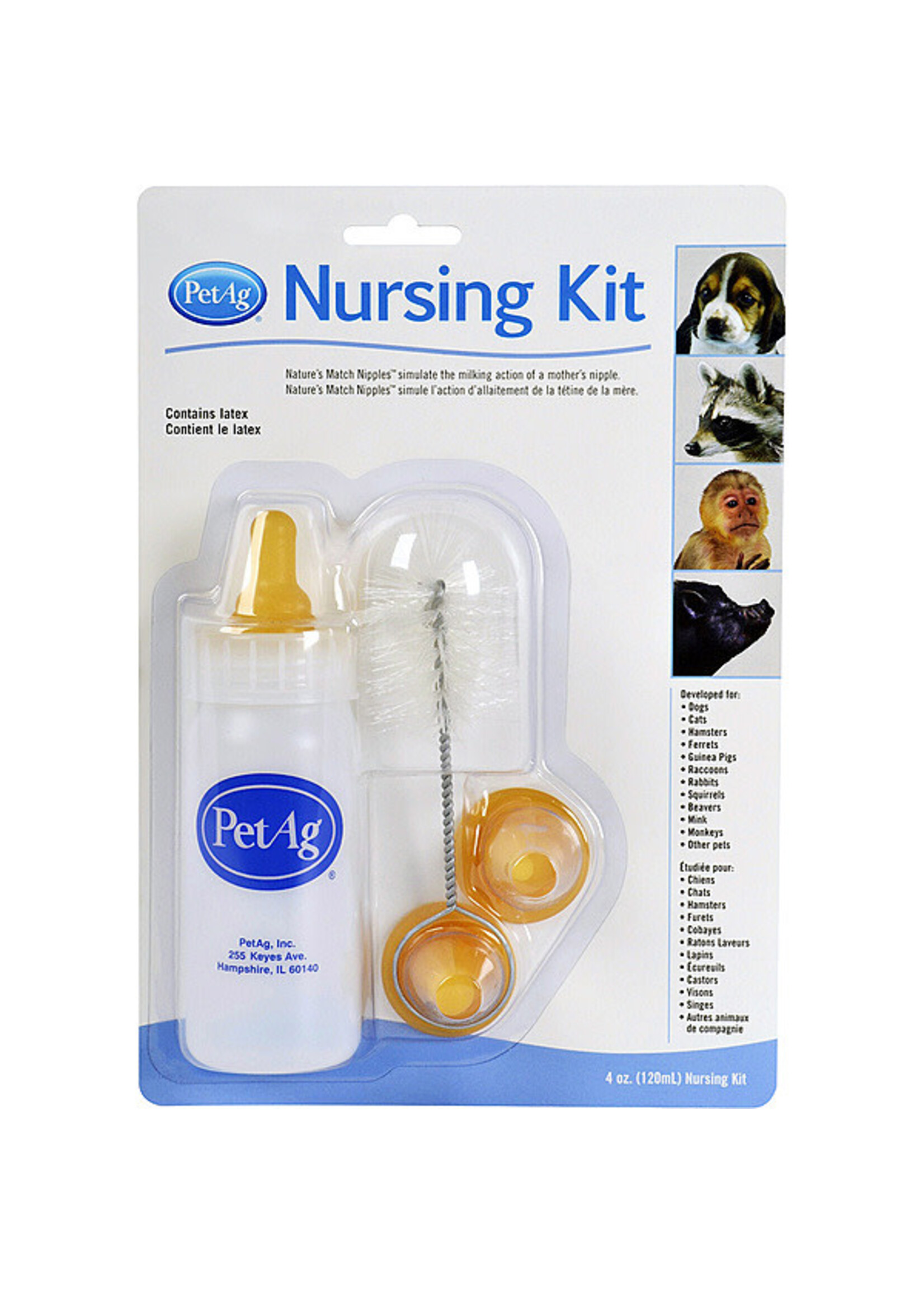 Petag PetAg Bordon Nursing Kit & Brush 4oz