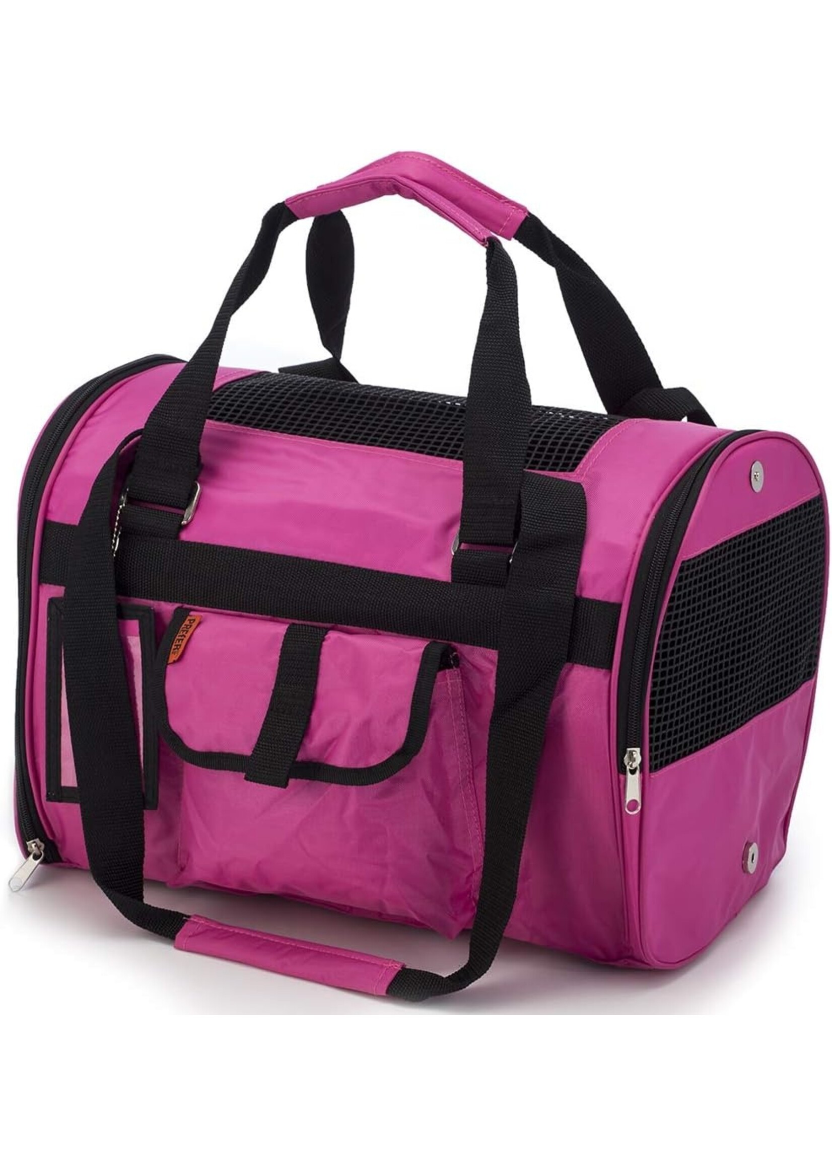 Prefer Pets Jet Carrier Pet Carrier Fuchsia 17" x 10" x 12"