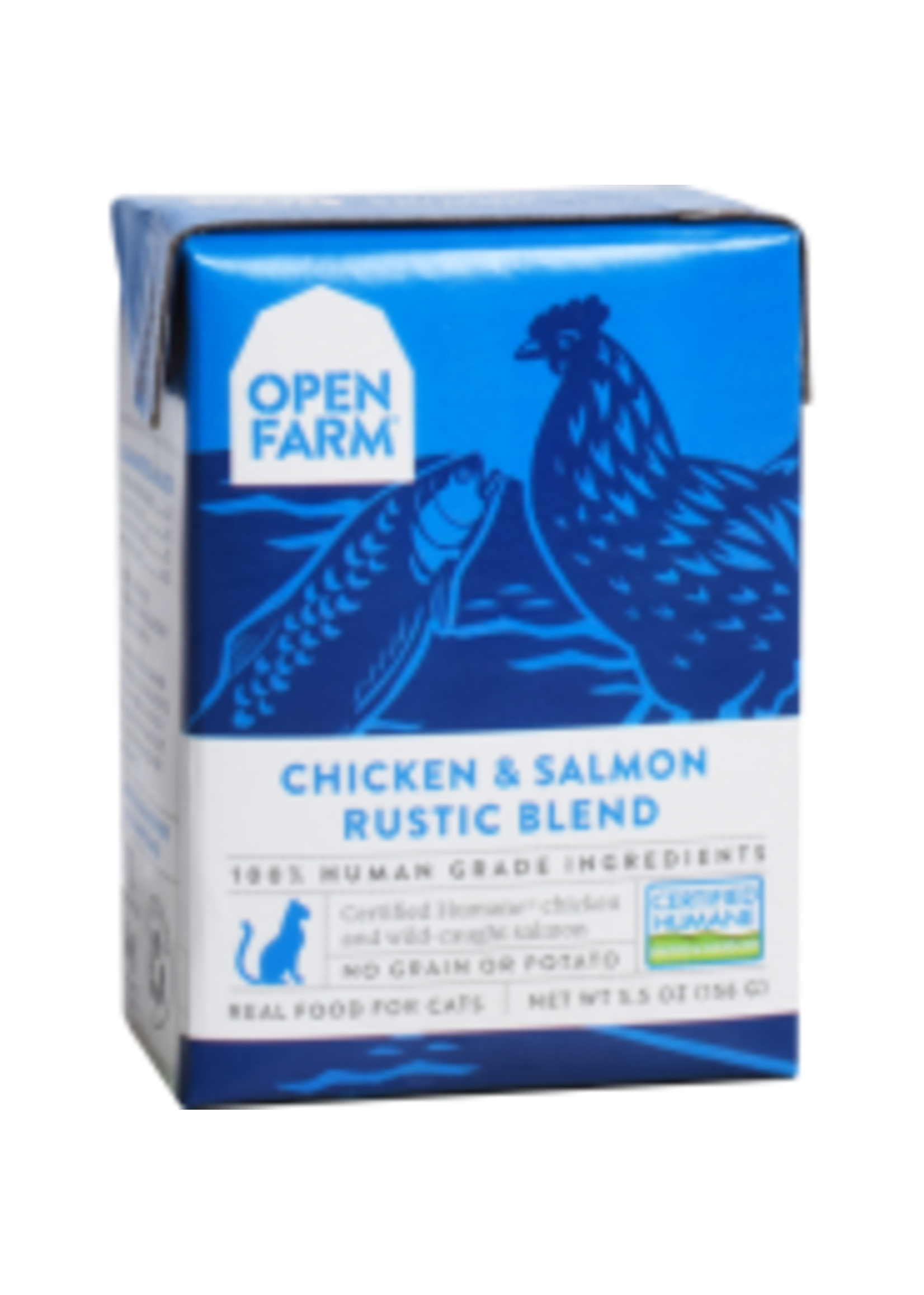 Open Farm Open Farm Cat Chicken & Salmon Rustic Blend 5.5 oz single