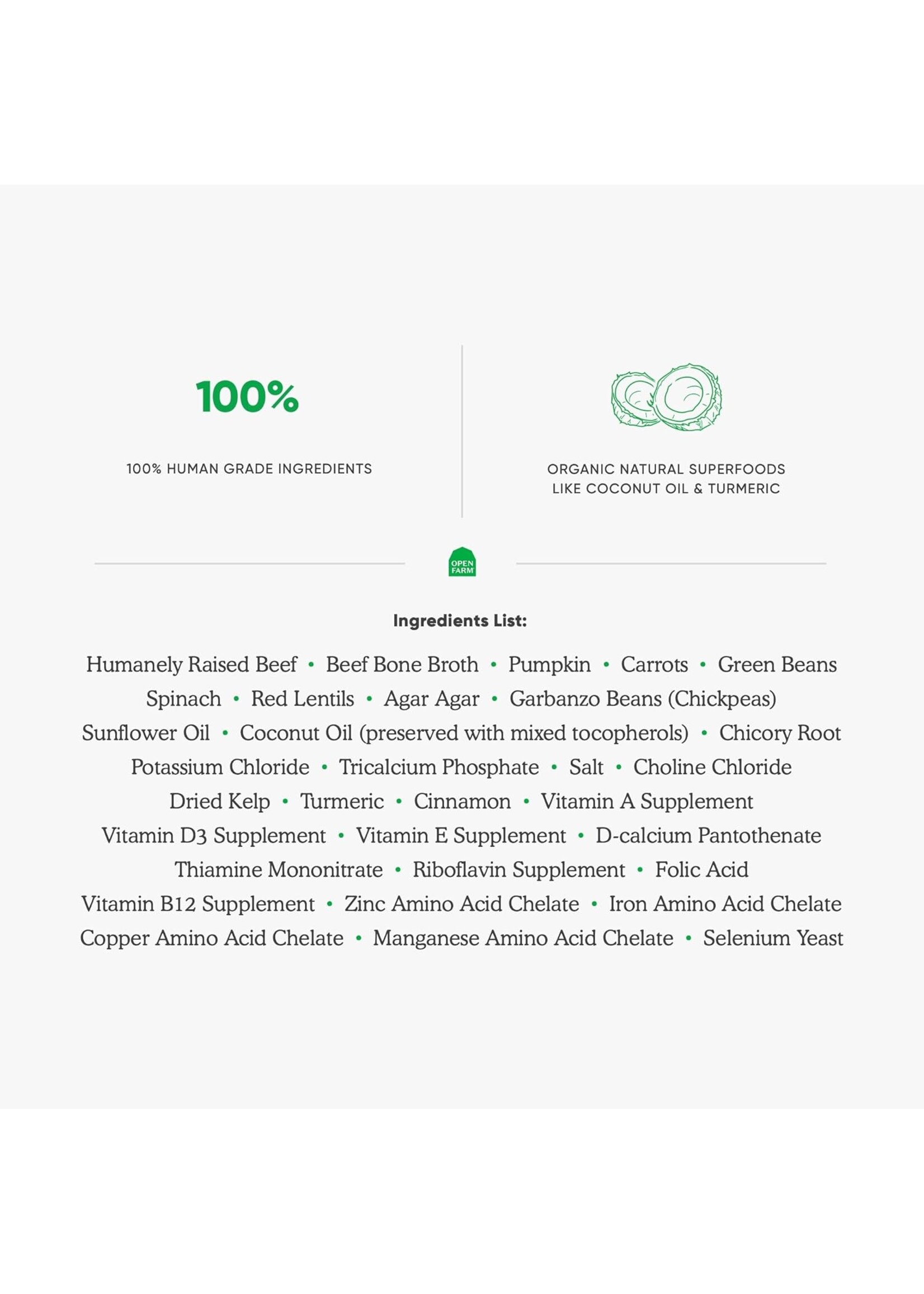 Open Farm Open Farm Dog Beef Rustic Stew 12/12.5 oz