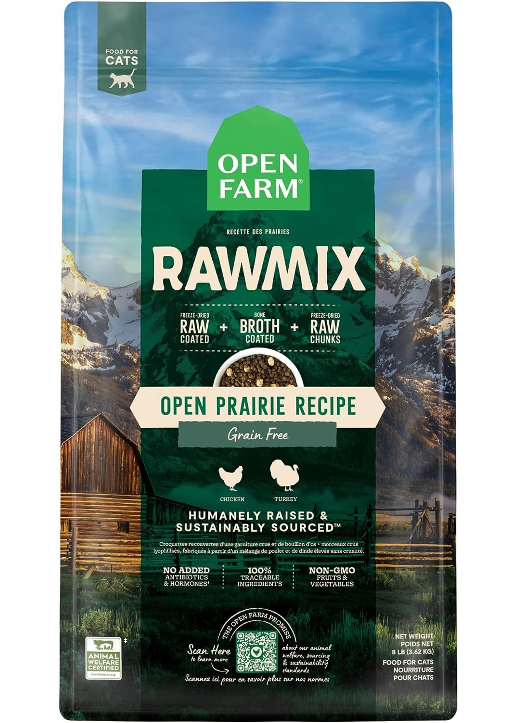 Open Farm Open Farm Cat RawMix Grainfree Open Prairie