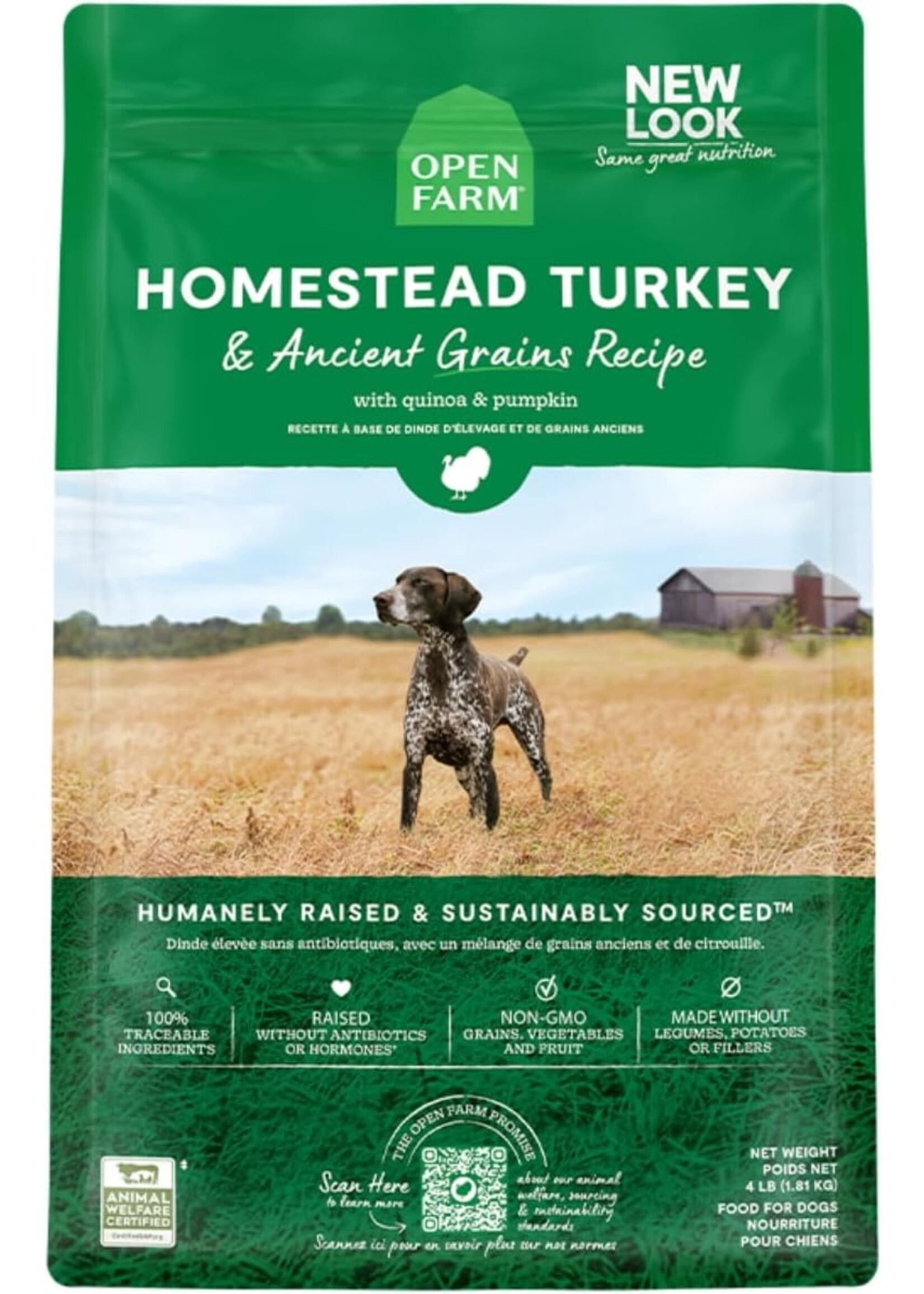 Open Farm Open Farm Dog Homestead Turkey & Ancient Grain