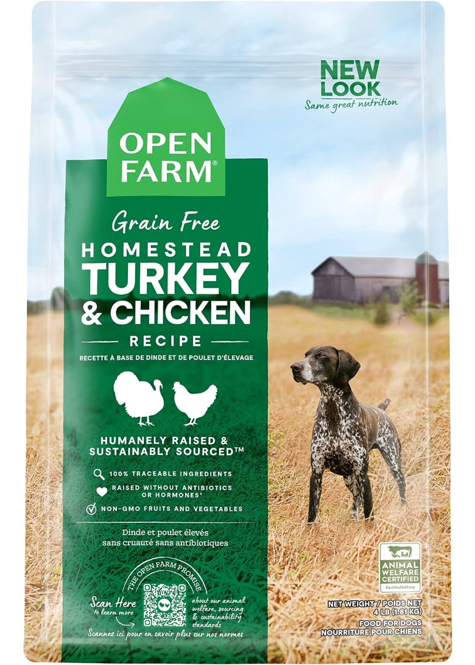 Open Farm Open Farm Dog Grain Free Homestead Turkey & Chicken