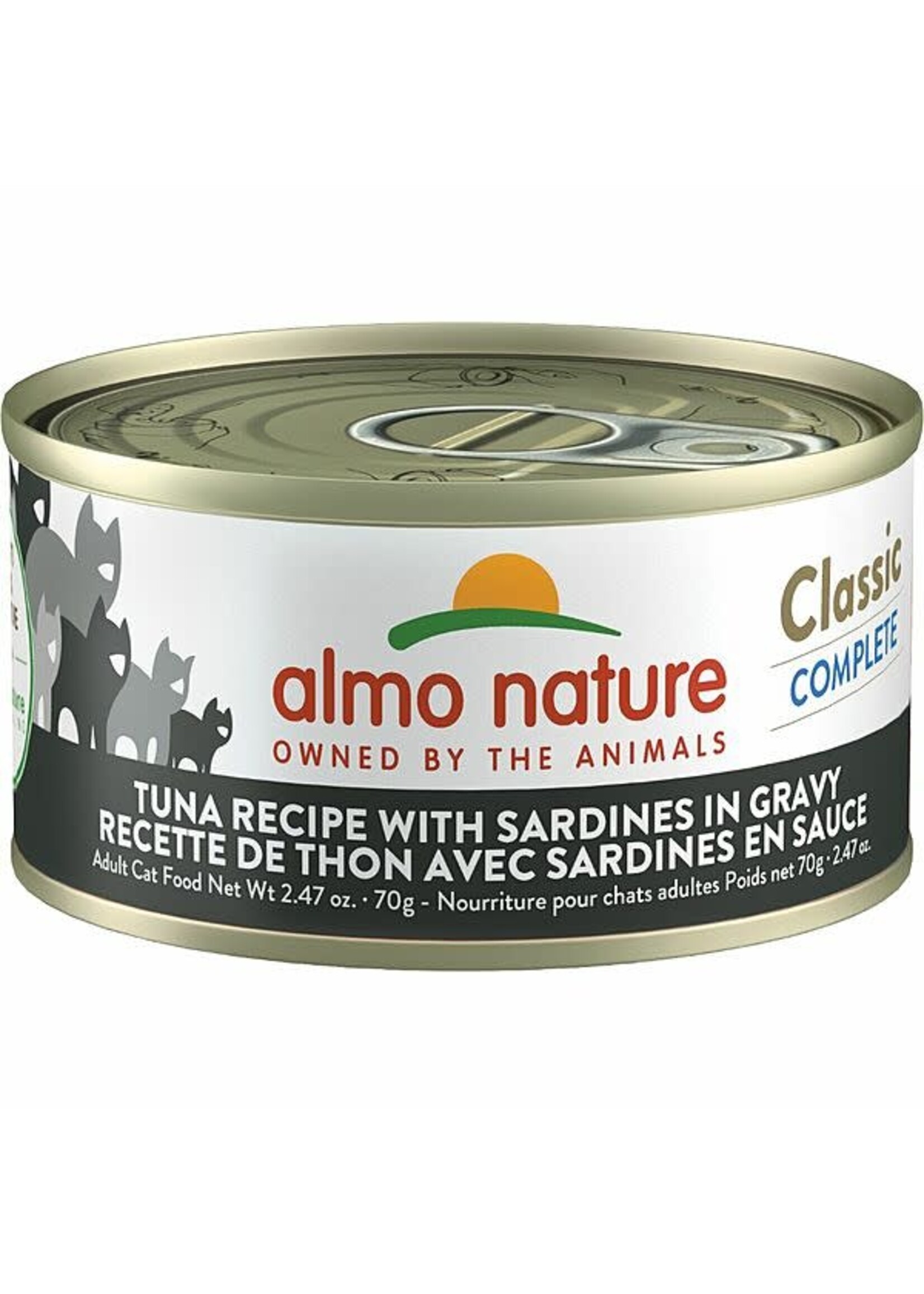 almo Nature almo nature Classic Complete Tuna Recipe w/ Sardines in Gravy 70gm case12