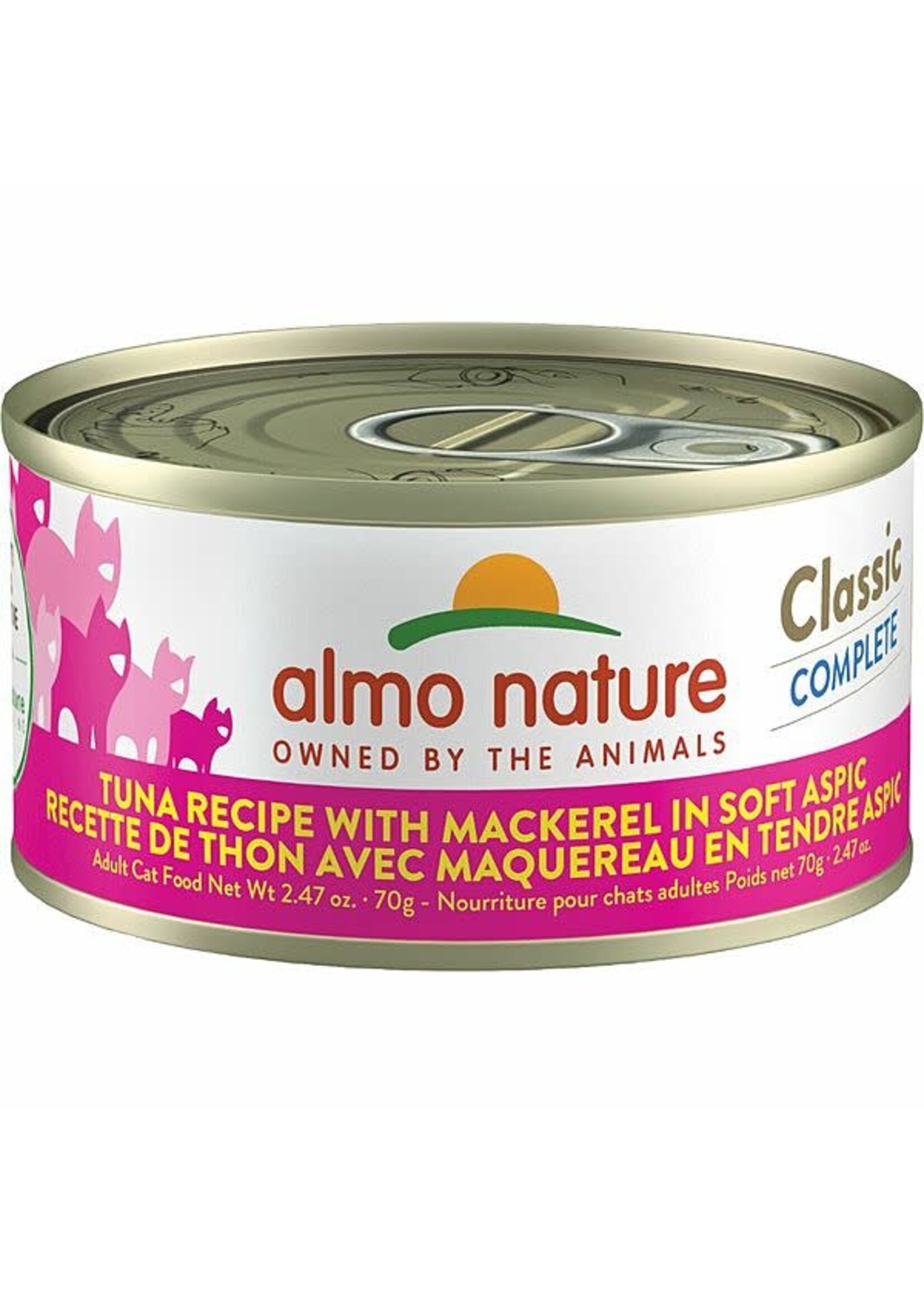 almo Nature almo nature Classic Complete Tuna Recipe w/Mackerel in Soft Aspic 70gm case12