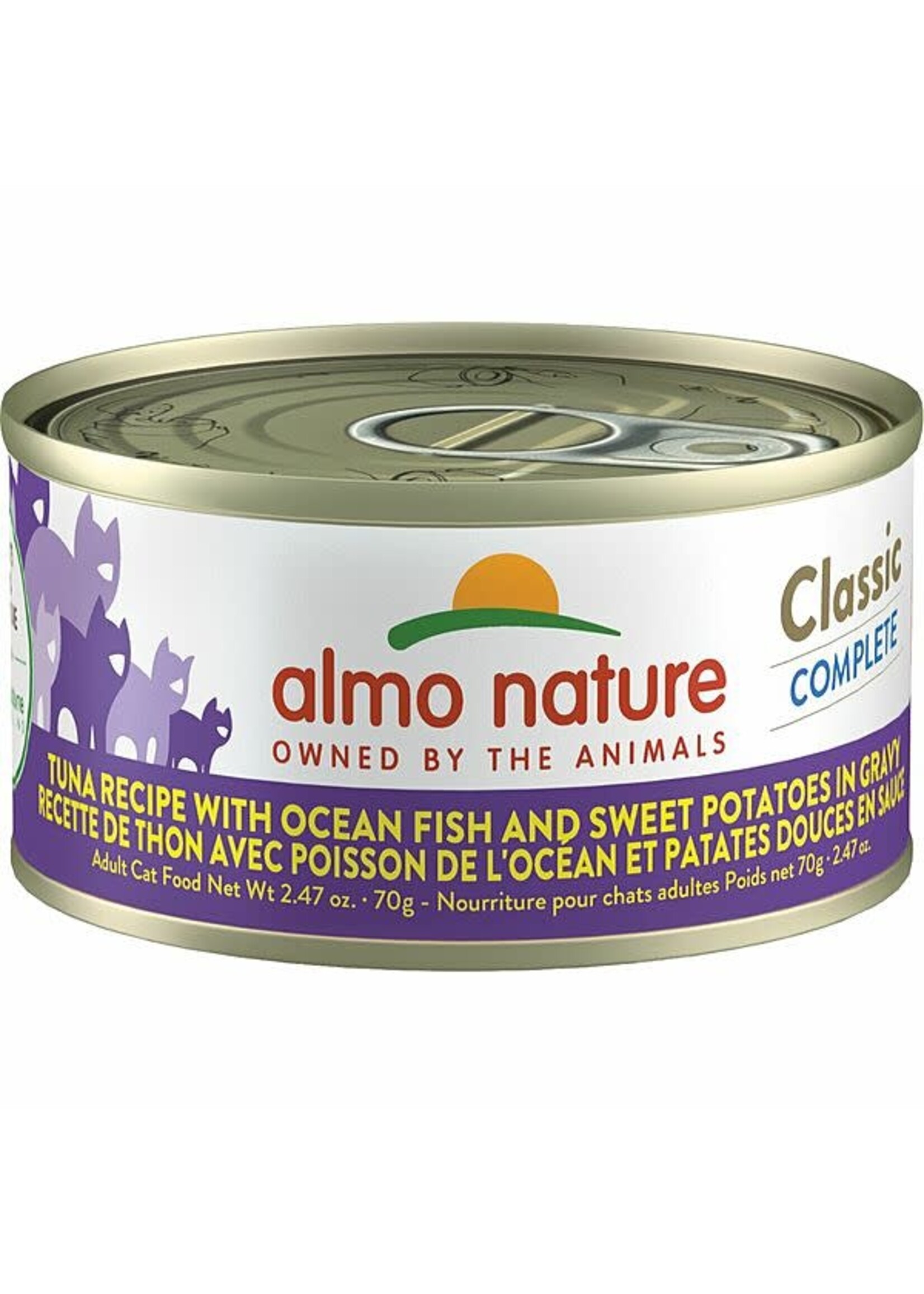 almo Nature almo nature Classic Complete Tuna Recipe w/ Ocean Fish & Sweet Potatoes in Gravy 70gm single