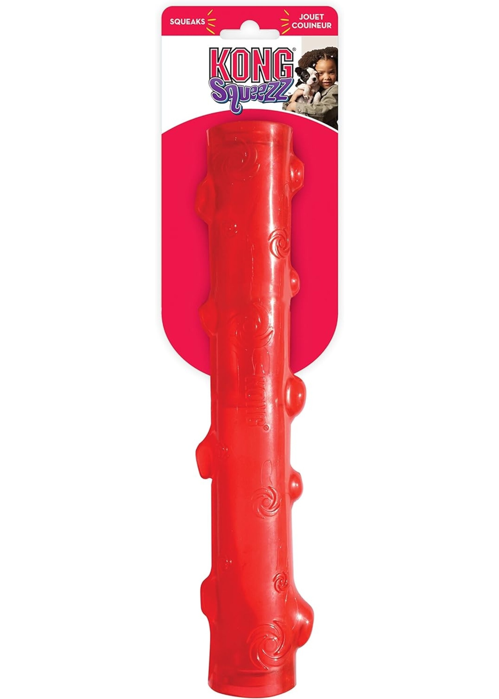 Kong Kong XMAS Squeezz Stick Assorted Large