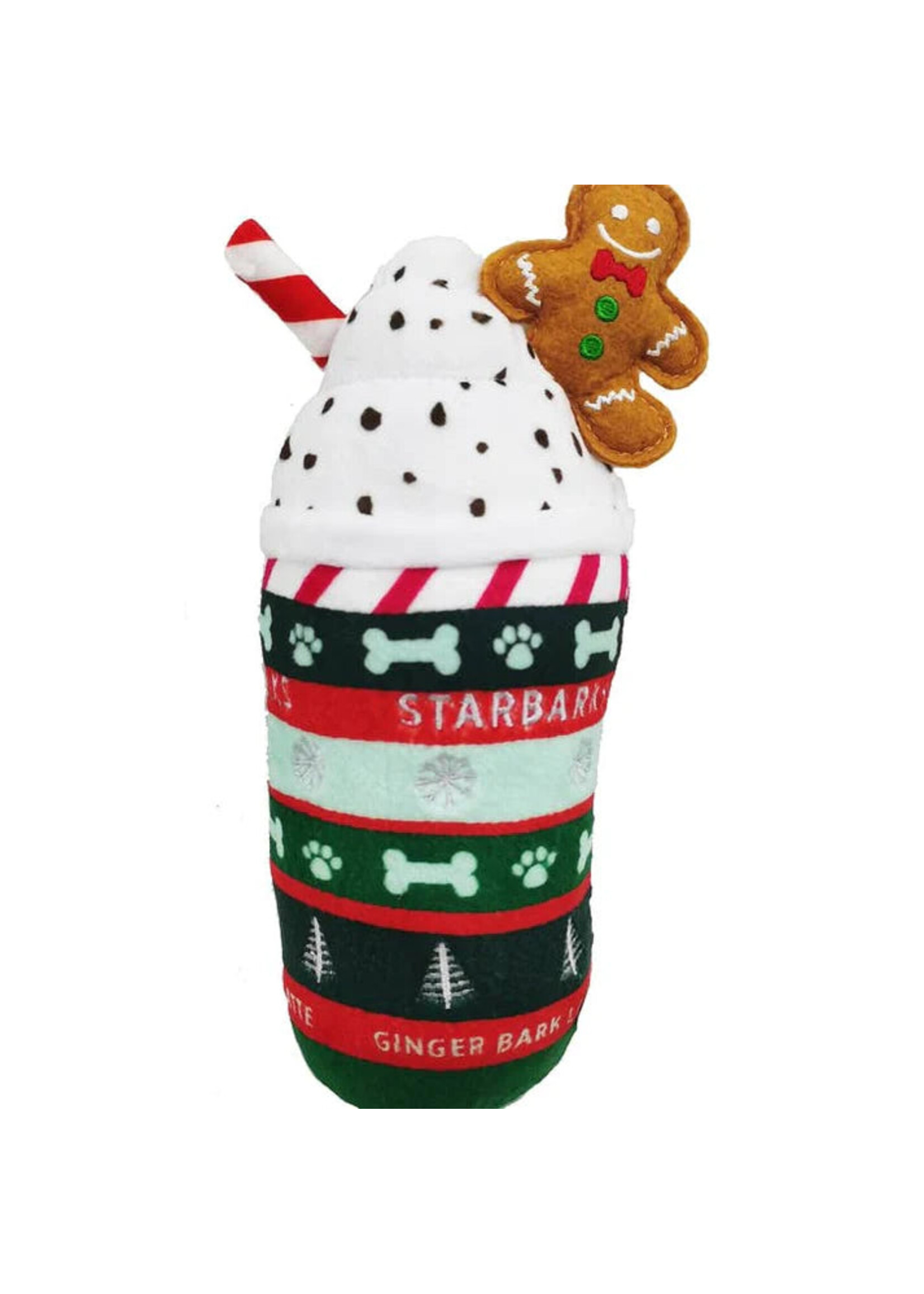 Haute Diggity Dog Starbarks Ginger Bark Latte Christmas