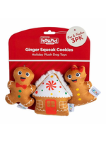 Outward Hound Outward Hound XMAS Ginger Squeak Cookies 3pack
