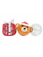 Patchwork Pets Patchwork Pets XMAS Bear in a Present Prickle 5"