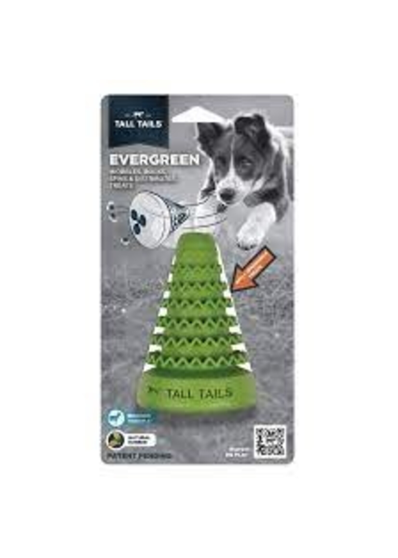 Tall Tails Tall Tails Natural Rubber Evergreen Toy