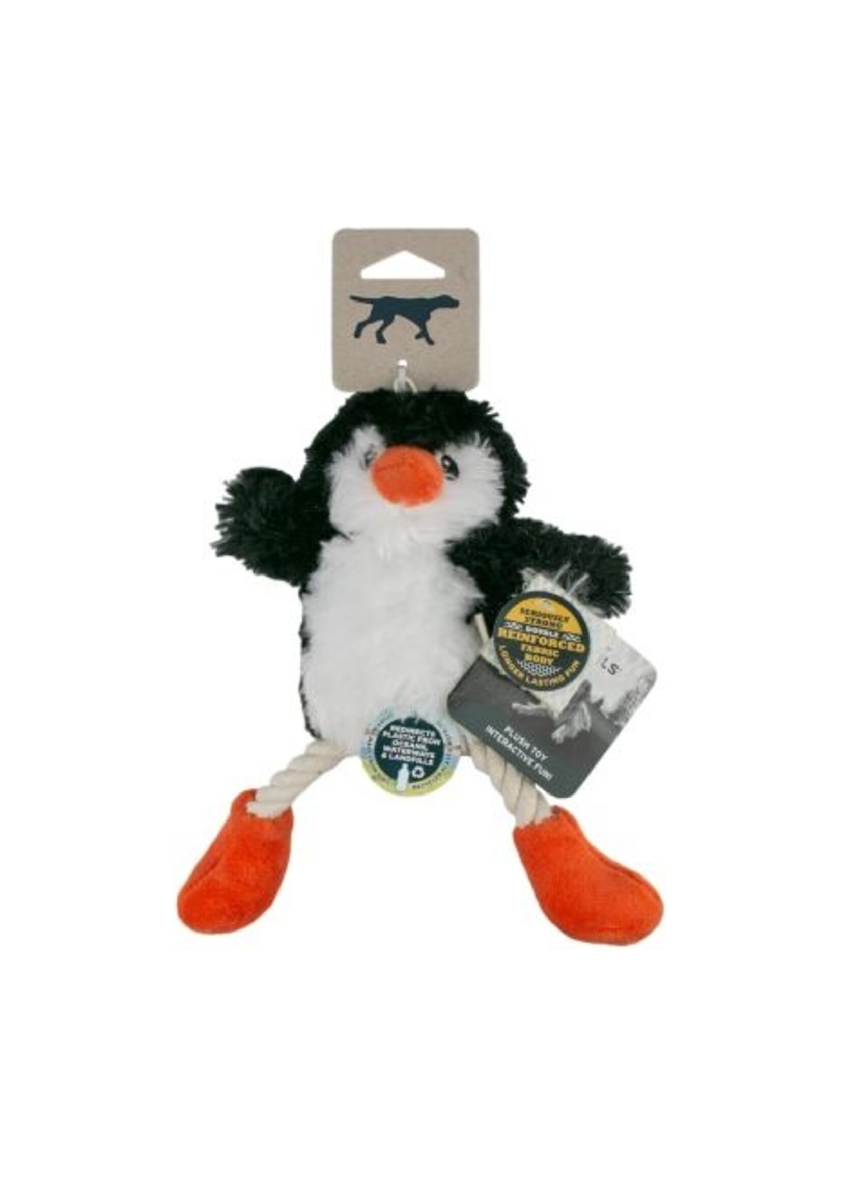 Tall Tails Tall Tails Penguin Pull-Through Rope Tug Dog Toy