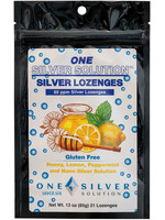 One Silver Lozenges Honey, Lemon, Peppermint, & Silver 13 oz