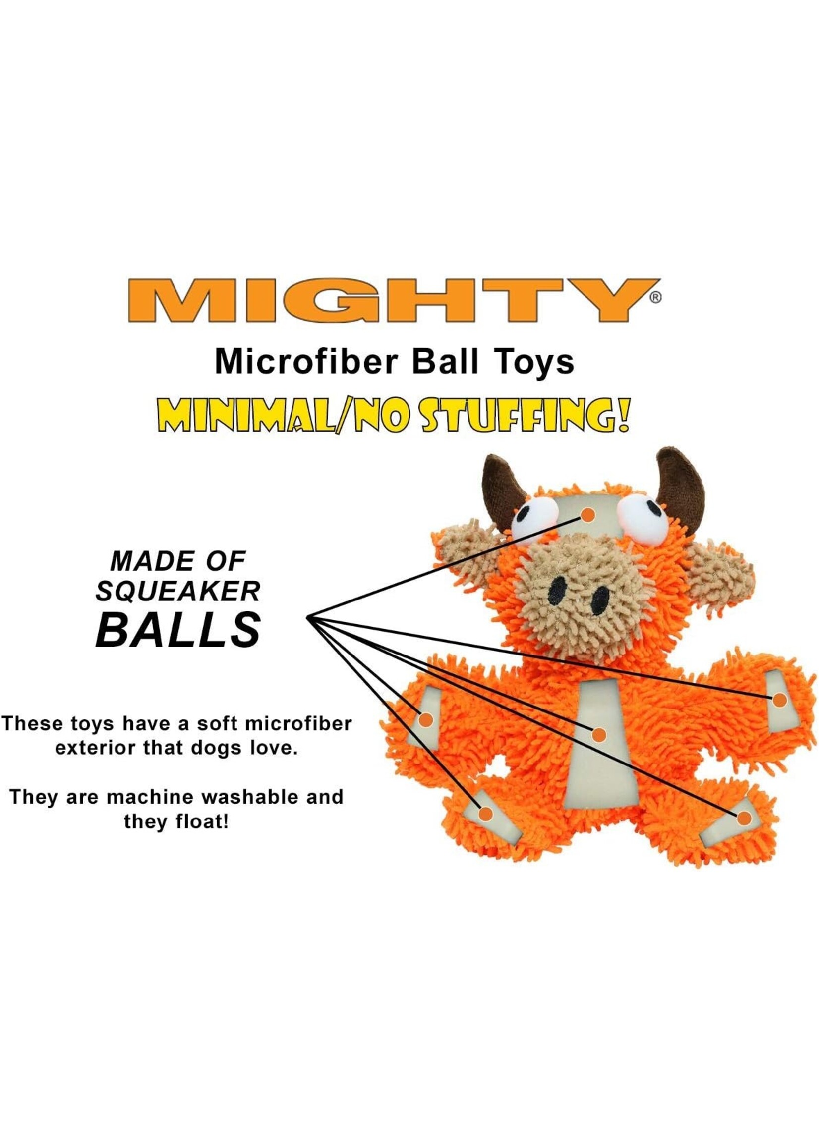Tuffy VIP Mighty Microfiber Ball Panda Durable