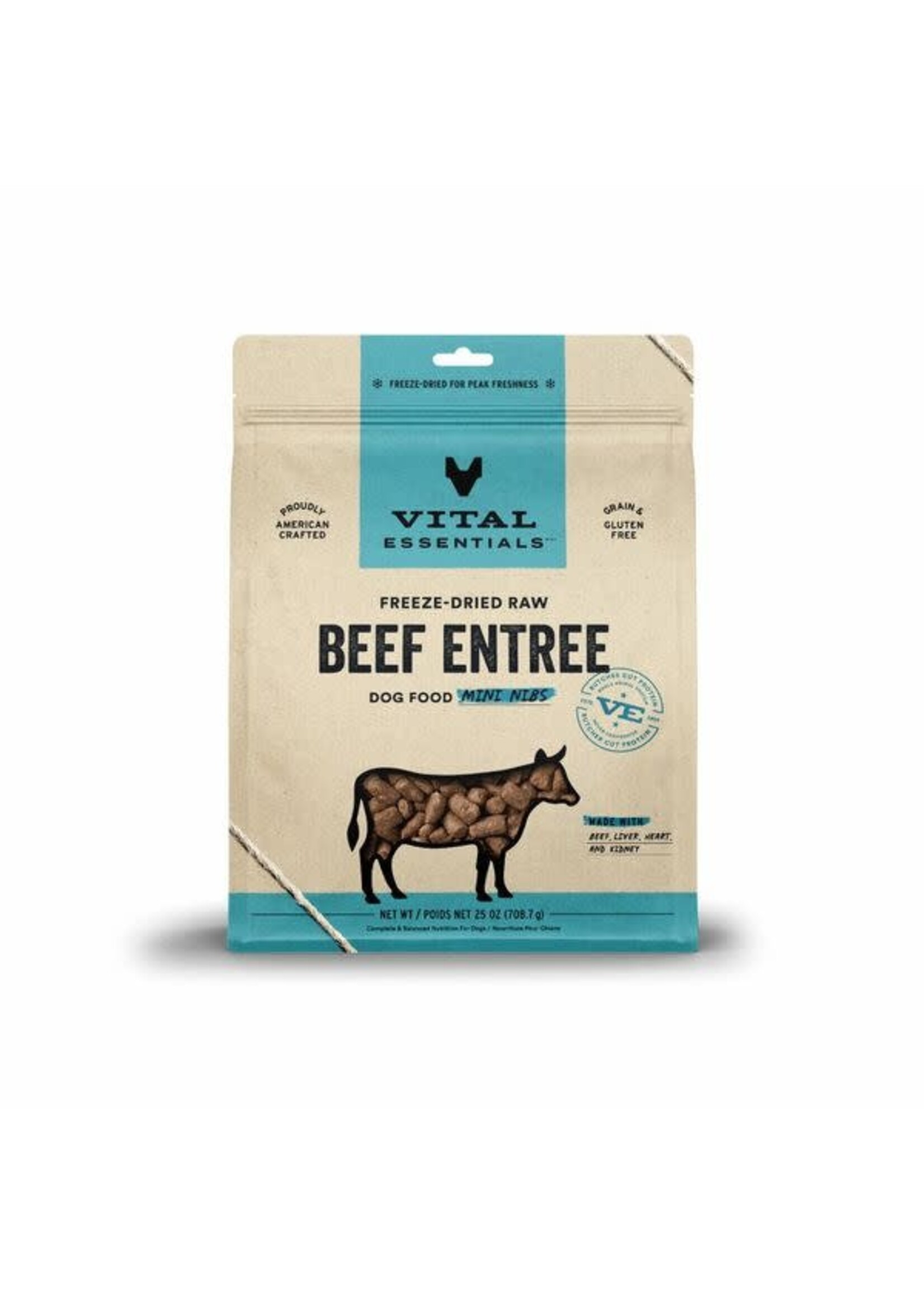 Vital Essentials Vital Essentials FD Raw Beef Entree Mini Nibs