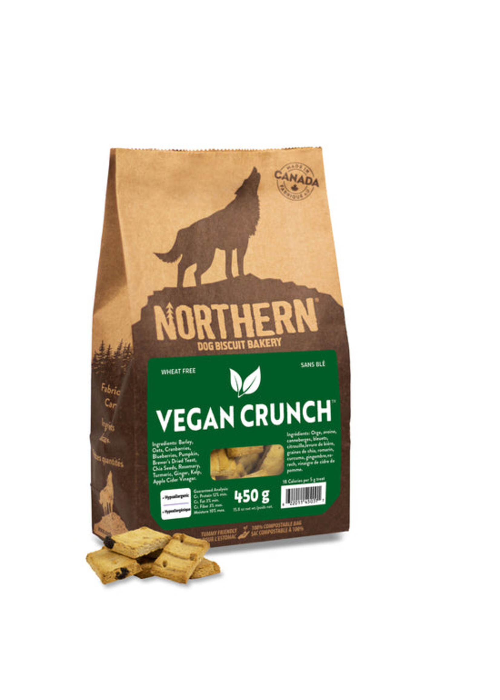 Northern Biscuit WF Vegan Crunch! 450 g / 15.9 oz