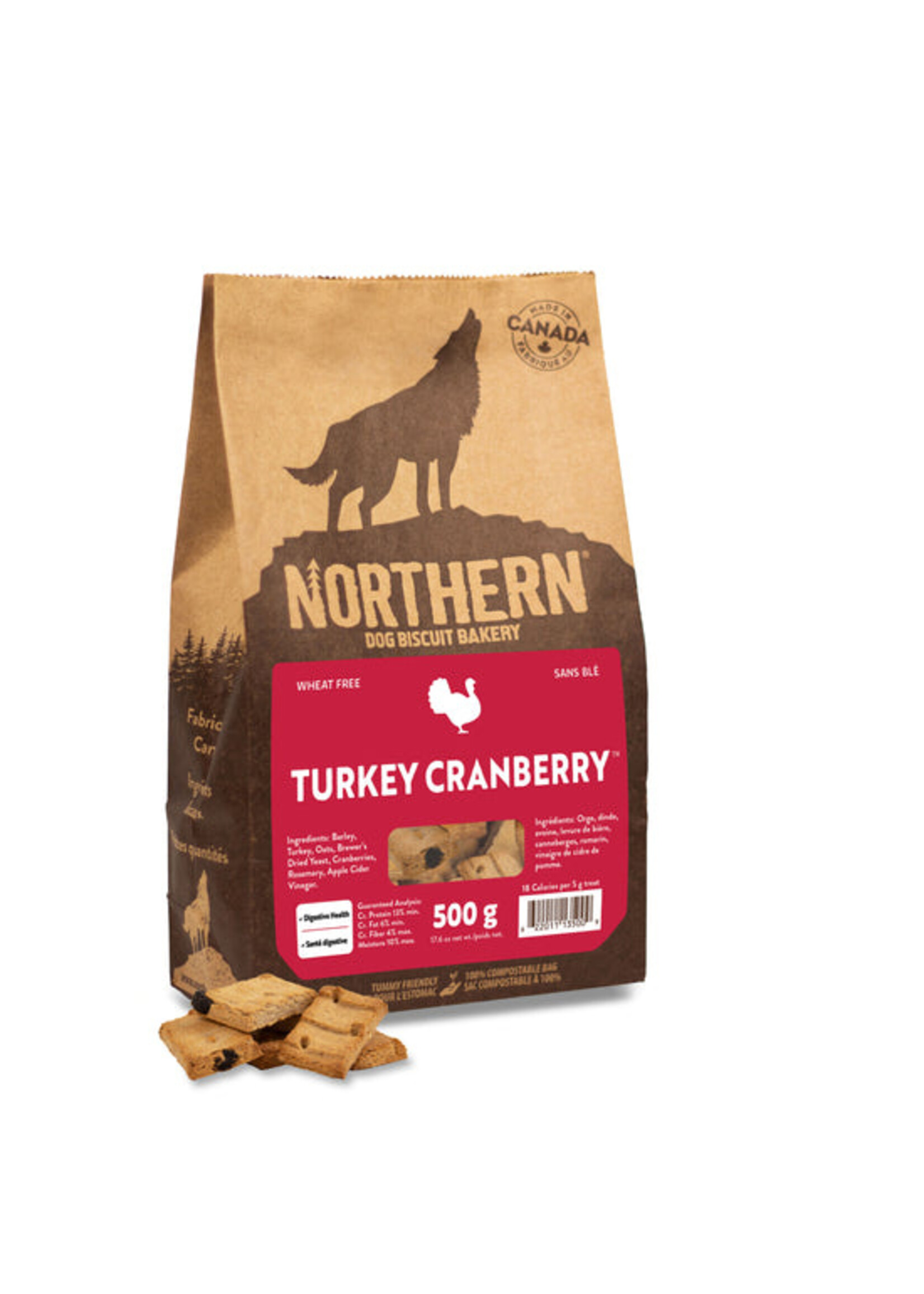 Northern Biscuit WF Turkey Cranberry 500 g / 17.6 oz