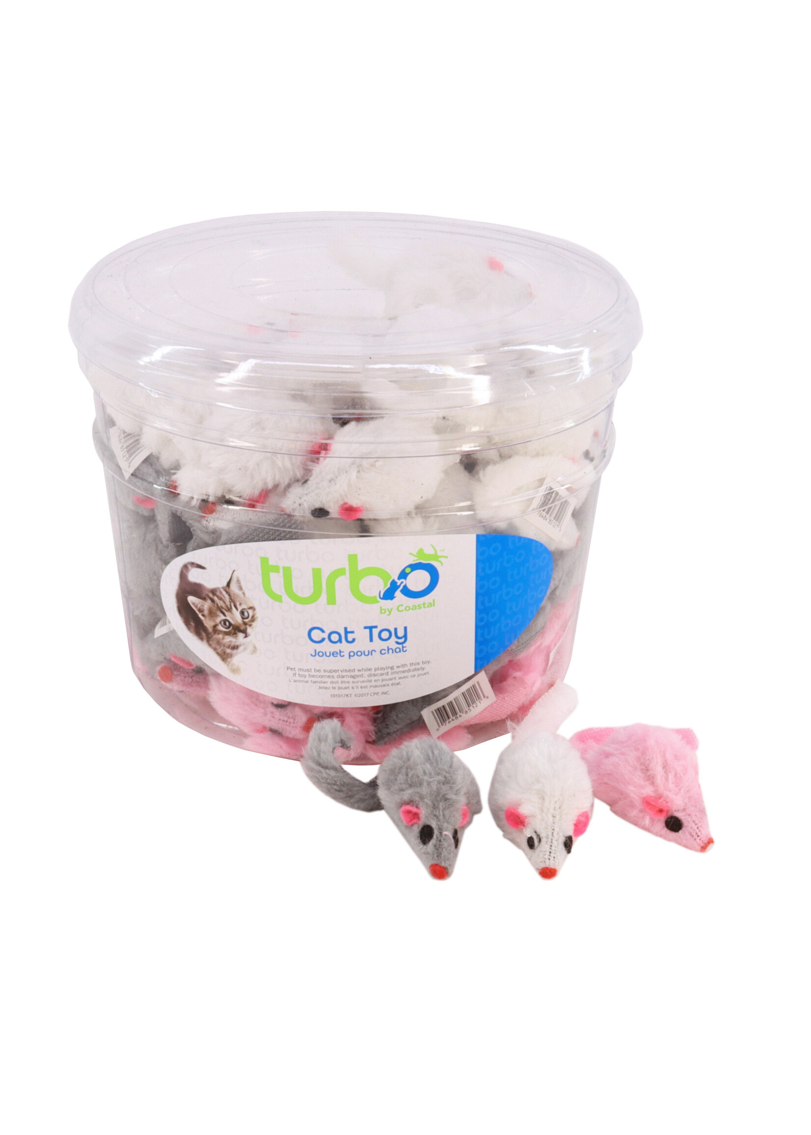 Coastal Pet Products Inc. Turbo Furry Mice Cat Toy