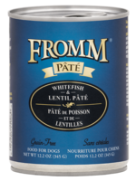 Fromm Family Pet Food Fromm Dog GF Whitefish & Lentil Pate 12.2oz Case 12