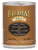 Fromm Family Pet Food Fromm Dog GF Turkey Duck & Sweet Potato 12.2oz case 12