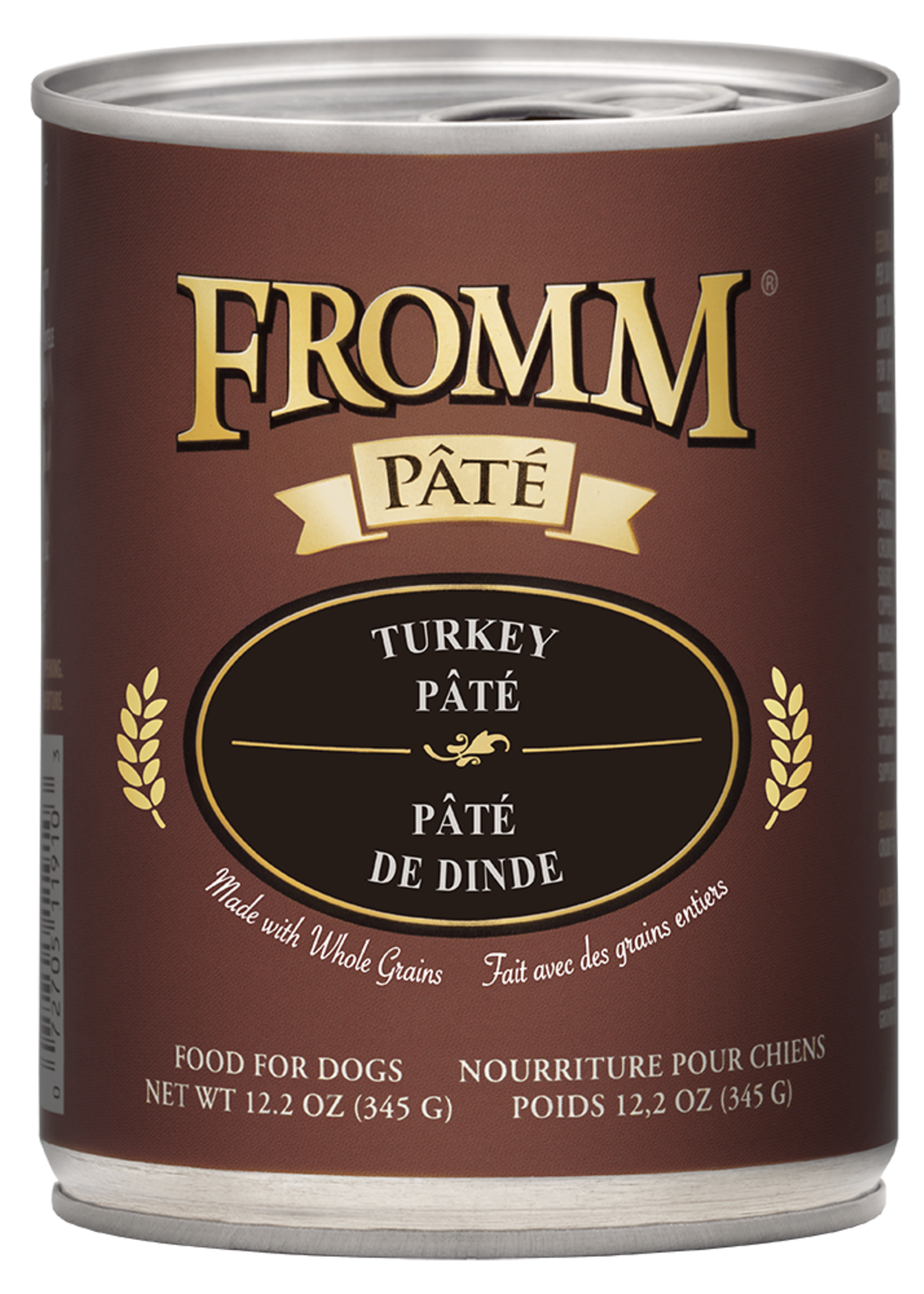 Fromm Family Pet Food Fromm Dog Turkey Pate 12oz case 12