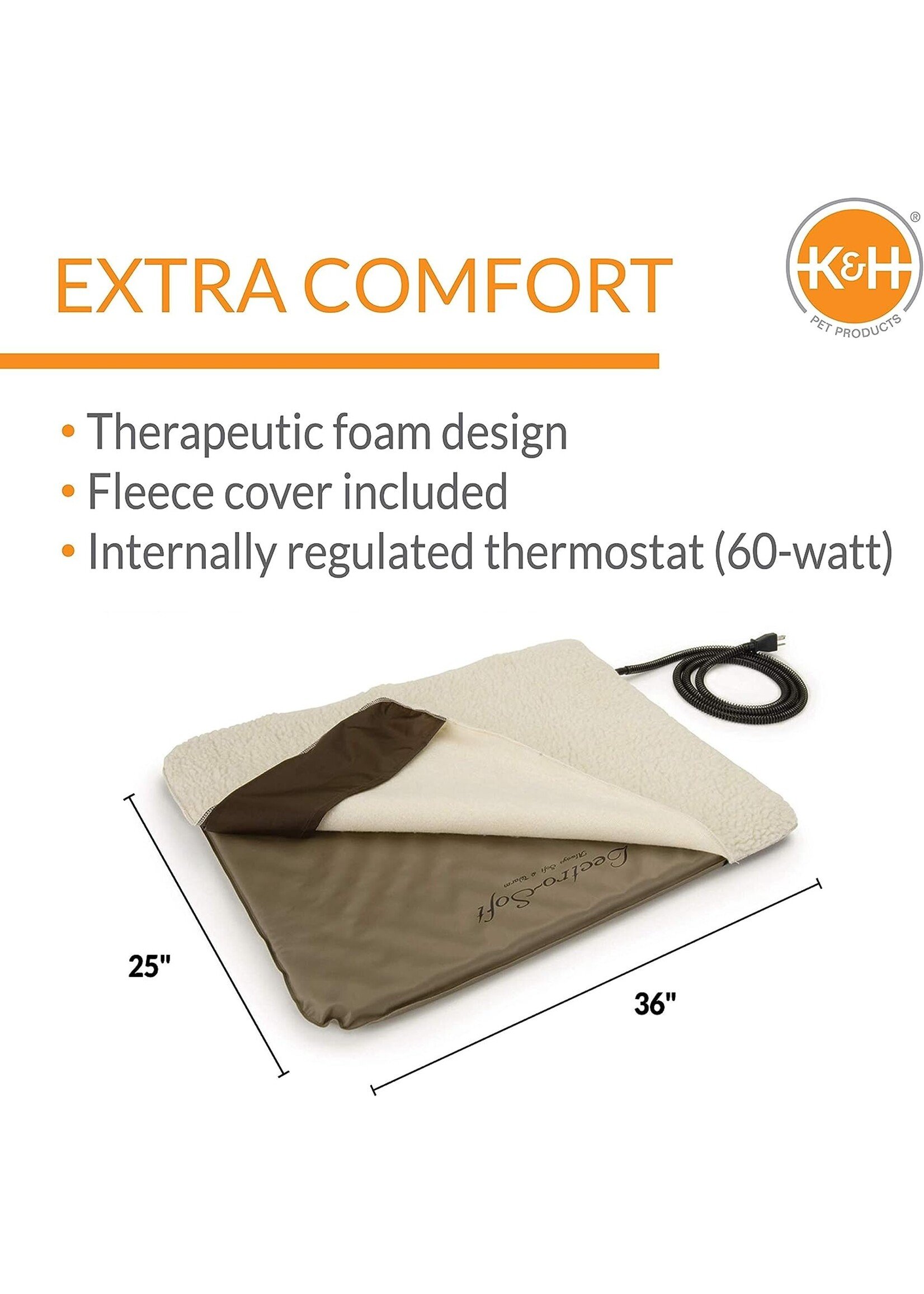 K&H Pet Products K&H Lectro Soft Outdoor Heated Bed