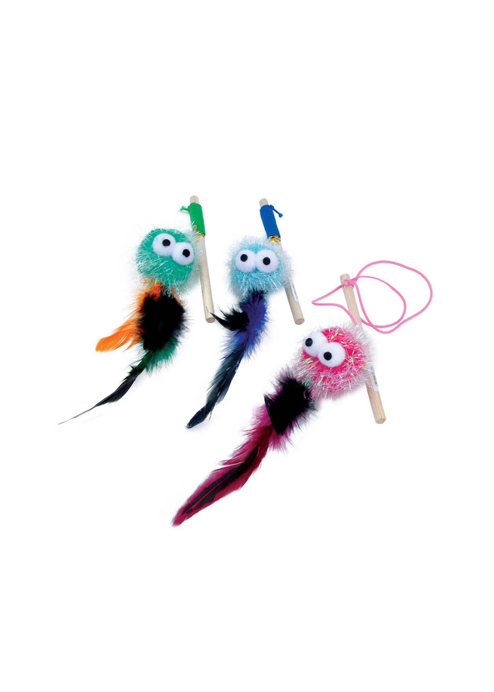 Coastal Pet Products Inc. Turbo Monster Wand w/ Feathers