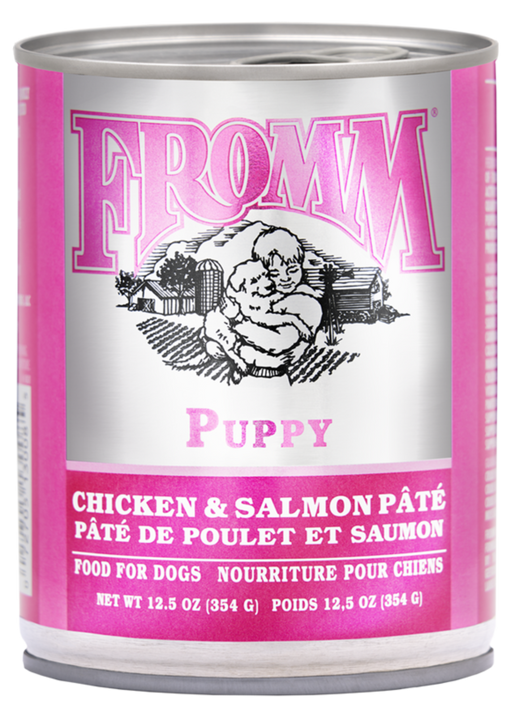 Fromm Family Pet Food Fromm Dog Classic Puppy Chicken & Salmon Pate 12.5oz single