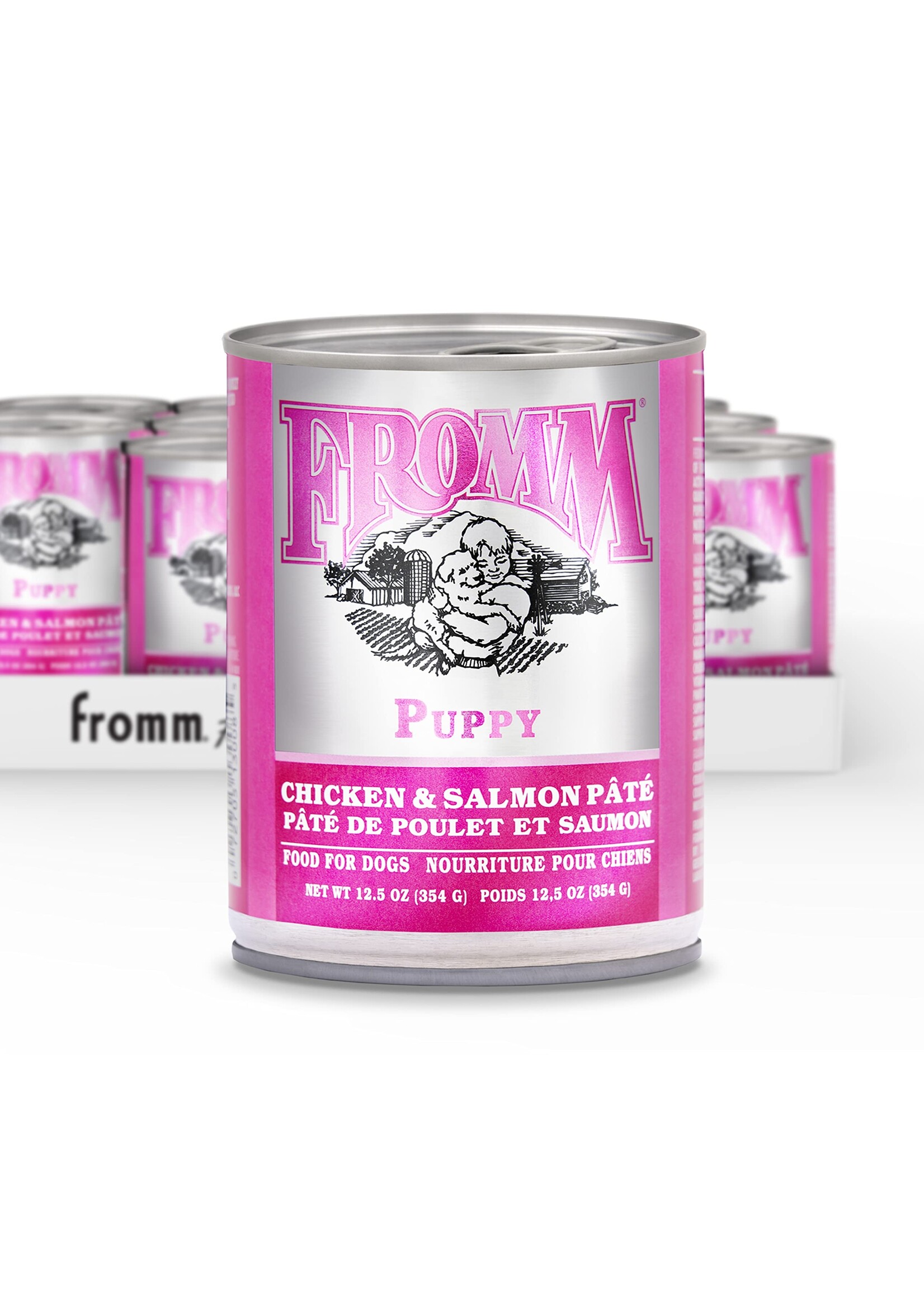 Fromm Family Pet Food Fromm Dog Classic Puppy Chicken & Salmon Pate 12/12.5oz