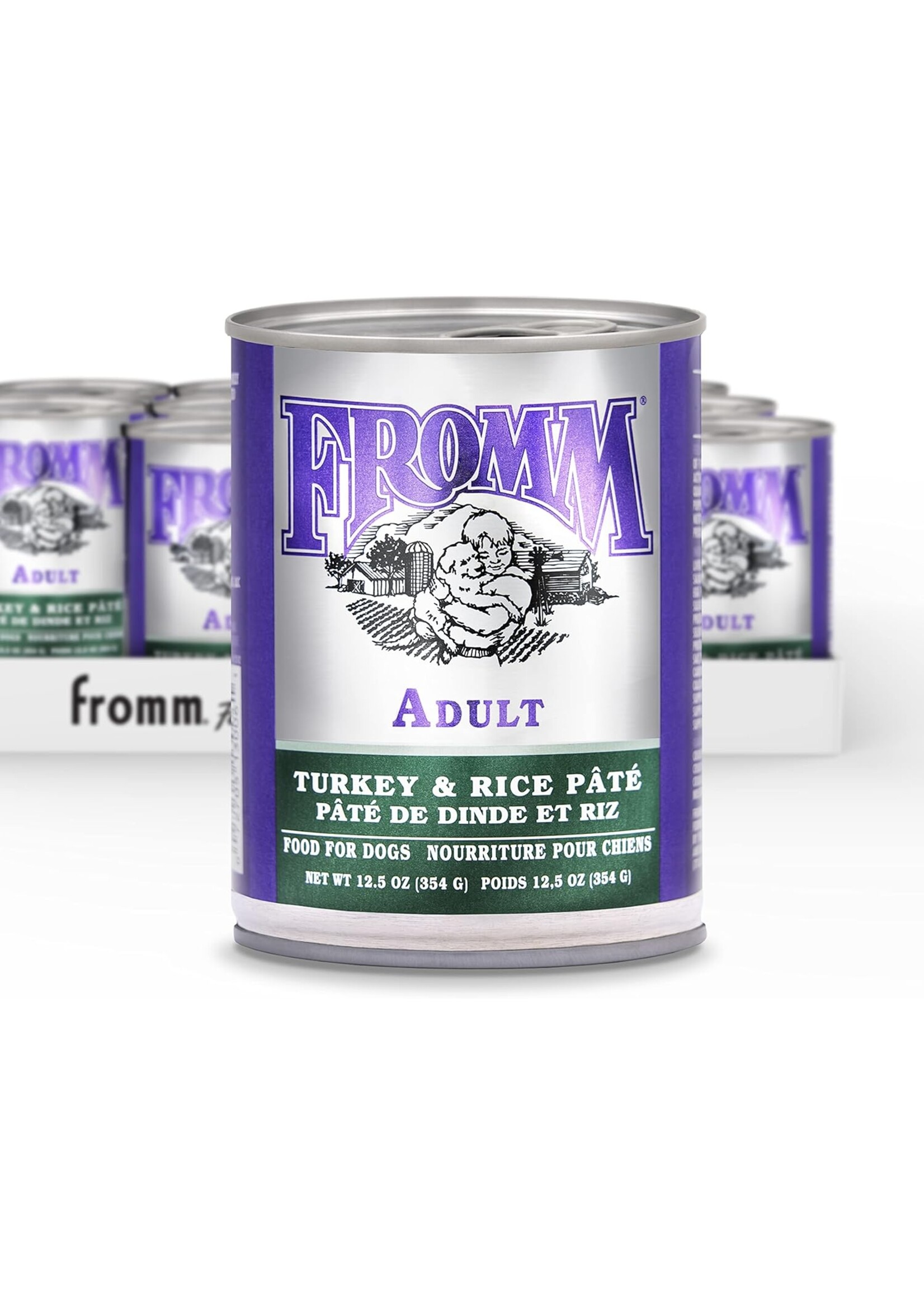 Fromm Family Pet Food Fromm Dog Classic Adult Turkey & Rice Pate 12/12.5oz