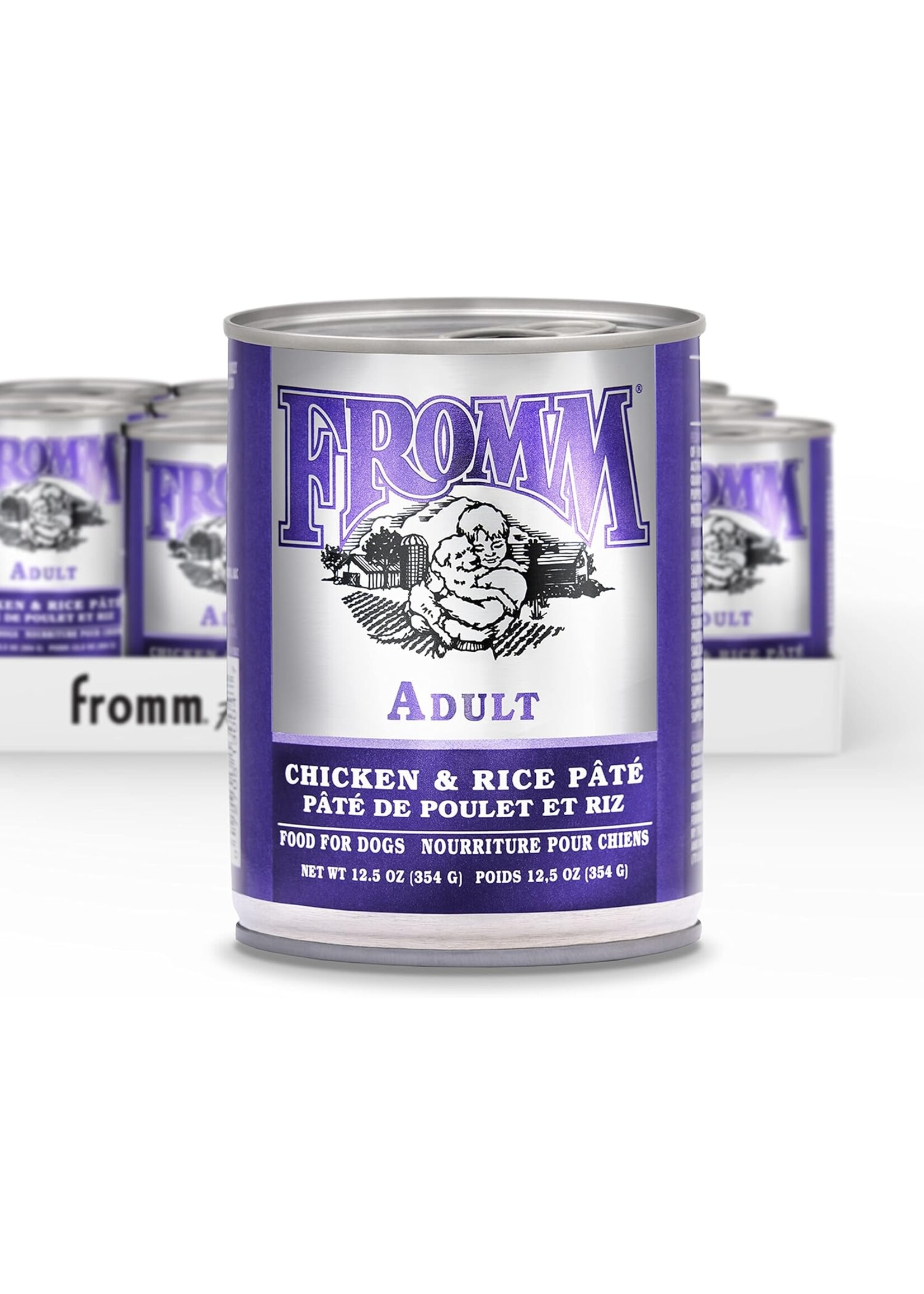 Fromm Family Pet Food Fromm Dog Classic Adult Chicken & Rice Pate 12/12.5oz