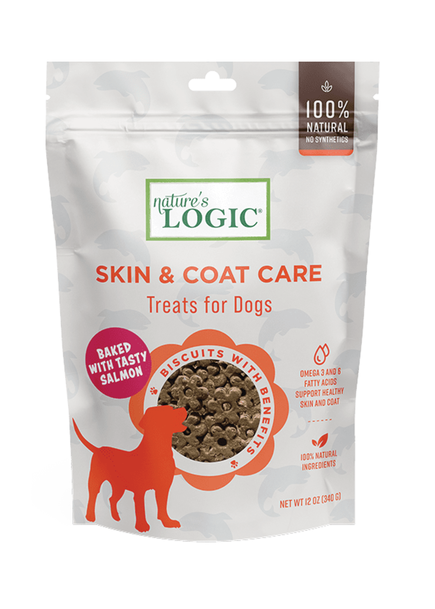 Nature's Logic Nature's Logic Skin & Coat Care Treats for Dogs 12 oz