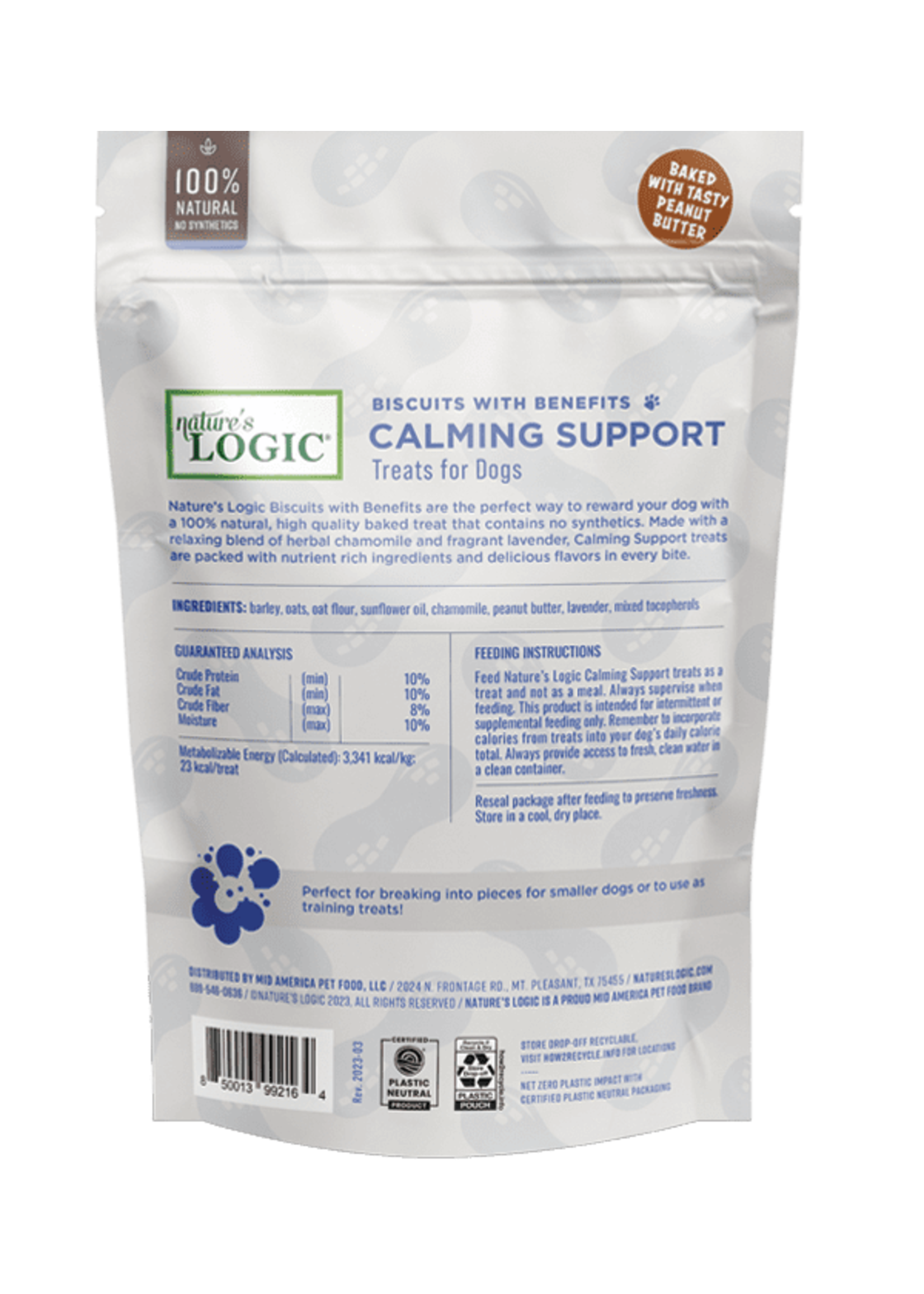 Nature's Logic Nature's Logic Calming Support Treats for Dogs 12 oz