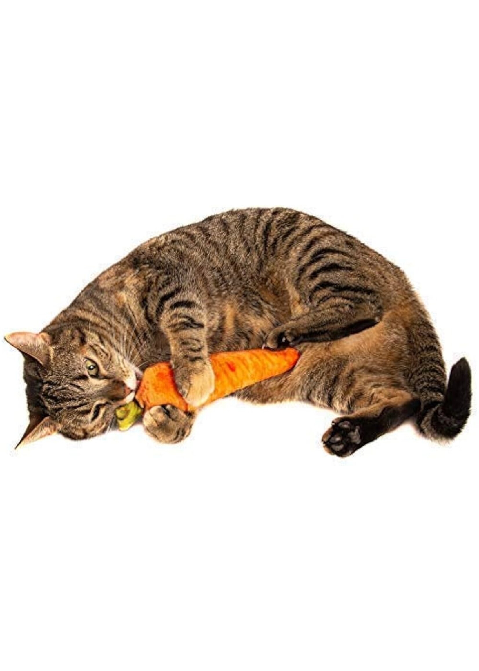Natural Cat Toy Natural Cat Toy Catnip Jumbo Carrot Cuddle Toy