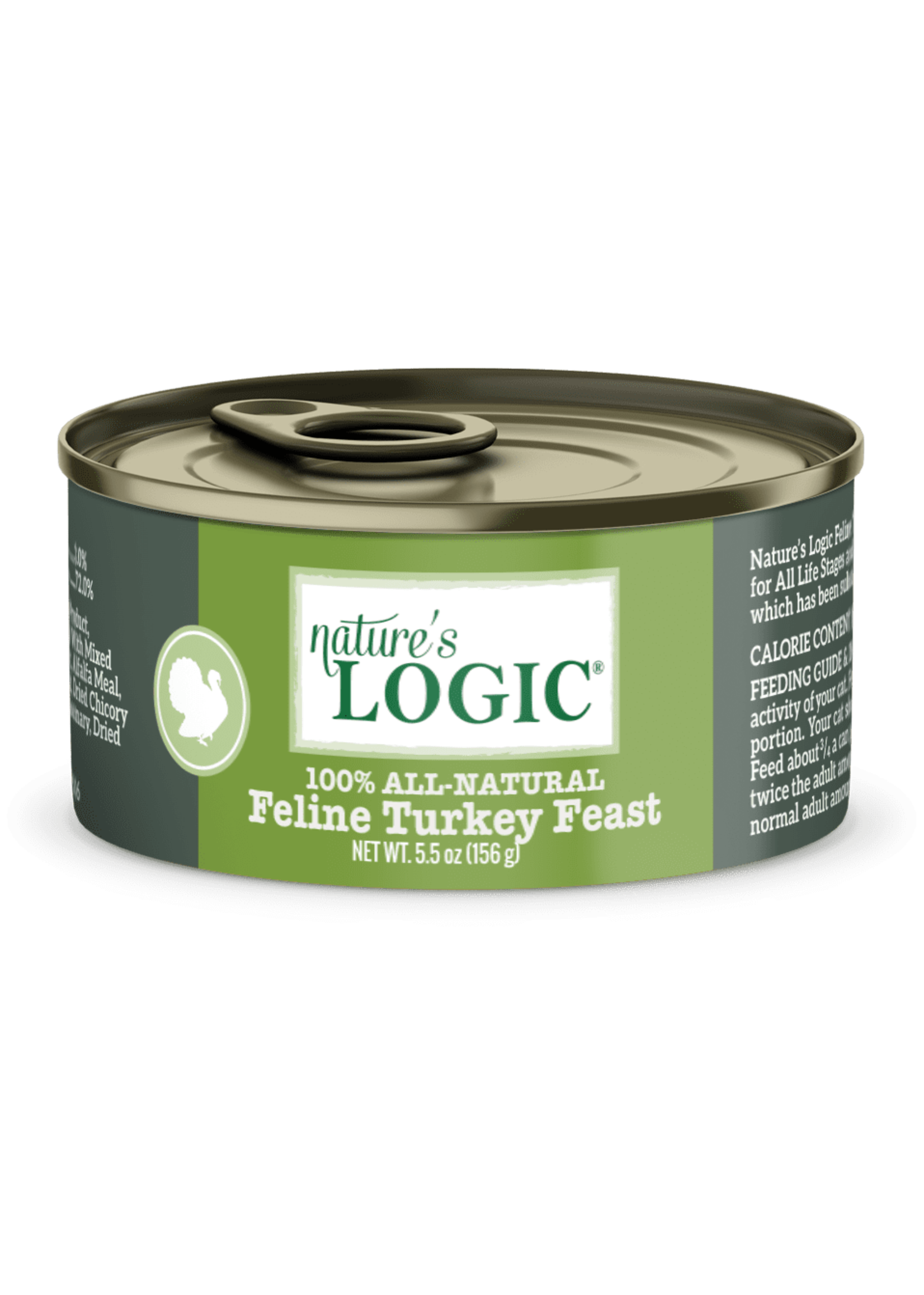 Nature's Logic Nature's Logic Can Feline Turkey Feast 5.5 oz  single