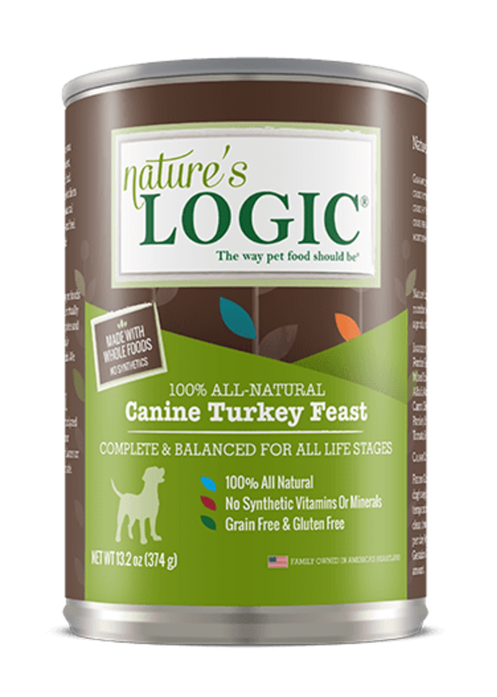 Nature's Logic Nature's Logic Can Canine Turkey Feast 13.2 oz single