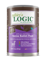 Nature's Logic Can Canine Rabbit Feast 13.2 oz single