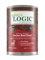 Nature's Logic Can Canine Beef Feast 13.2 oz single