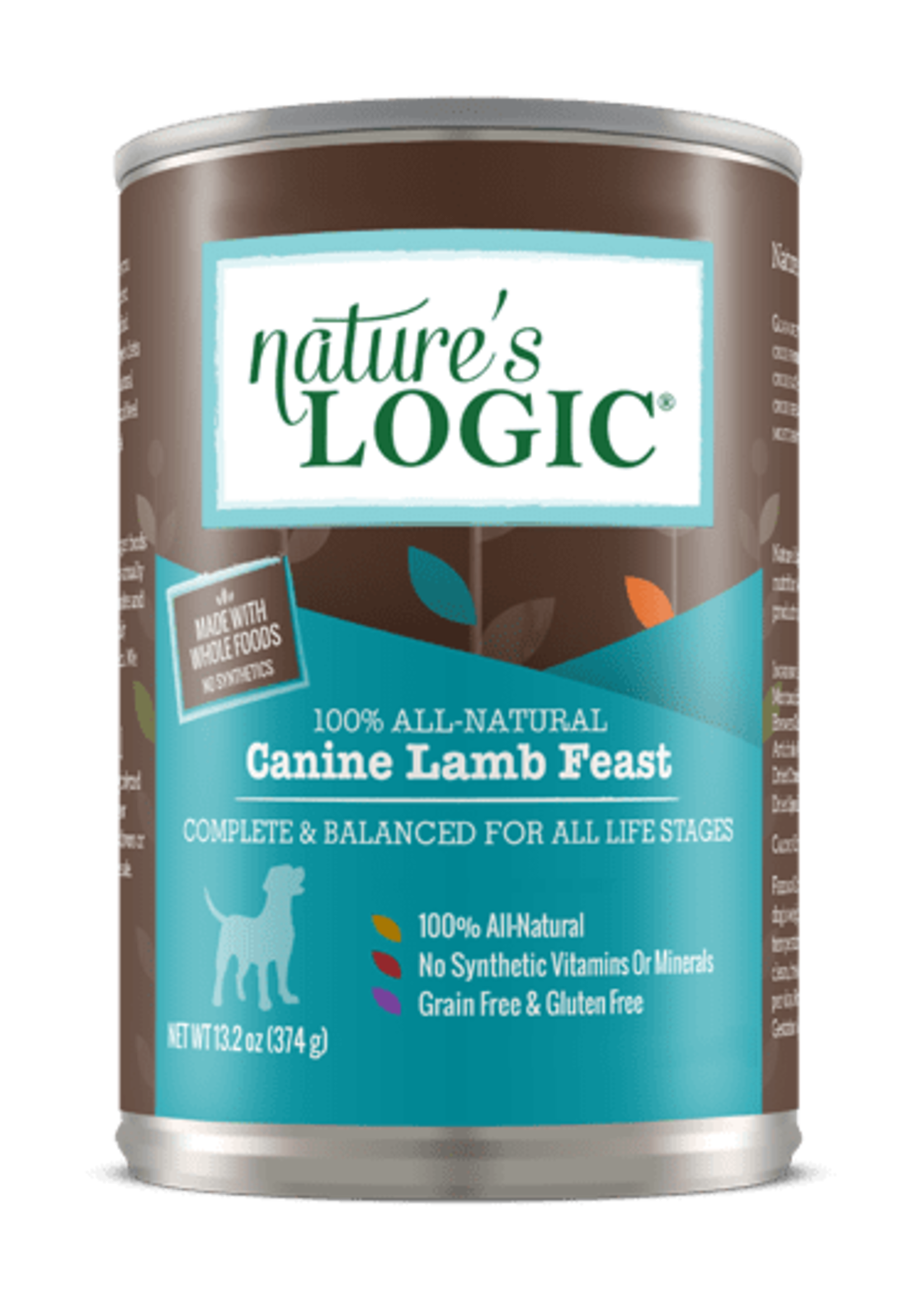 Nature's Logic Nature's Logic Can Canine Lamb Feast 13.2 oz single