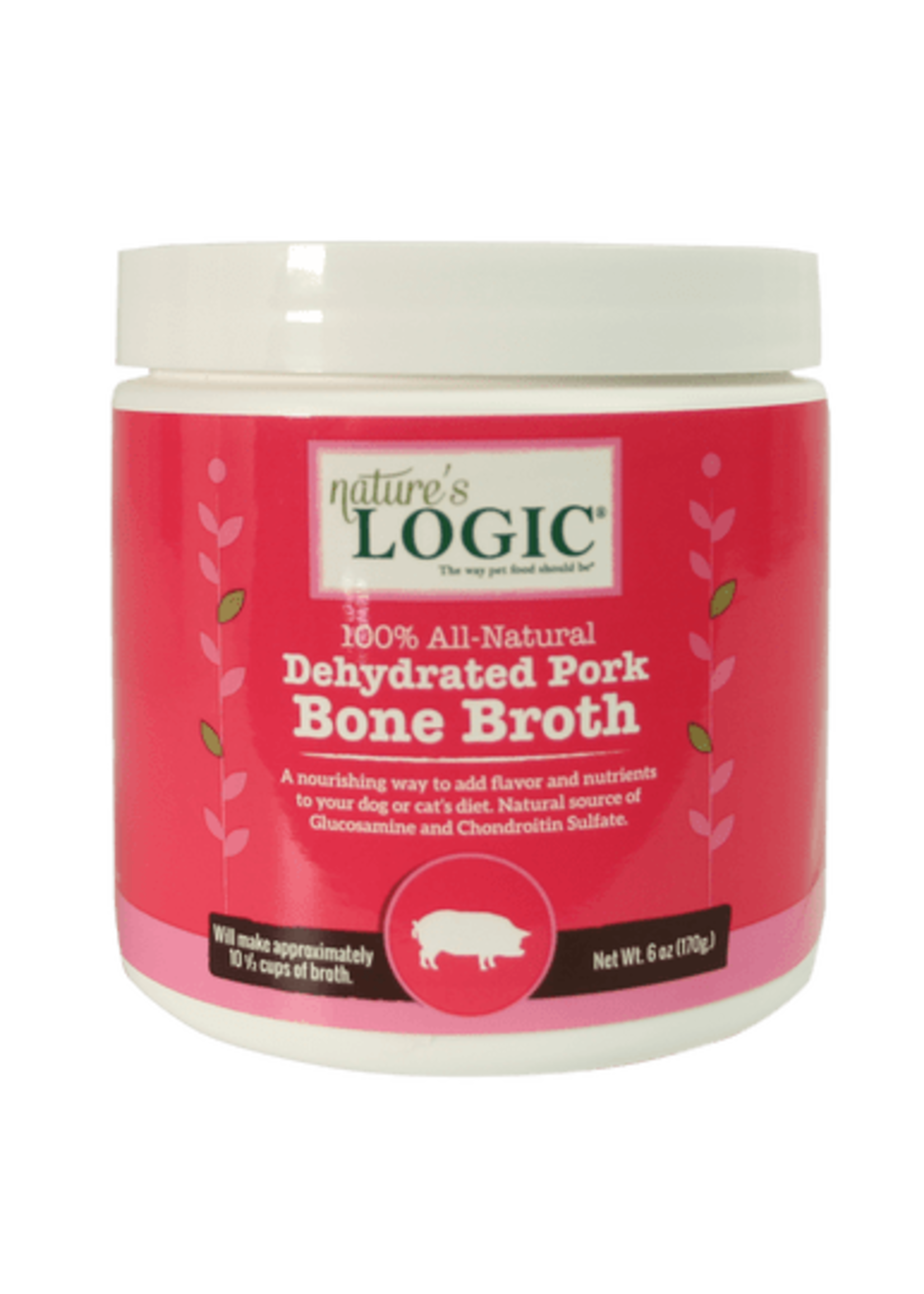 Nature's Logic Dehyrated Pork Bone Broth 6 oz
