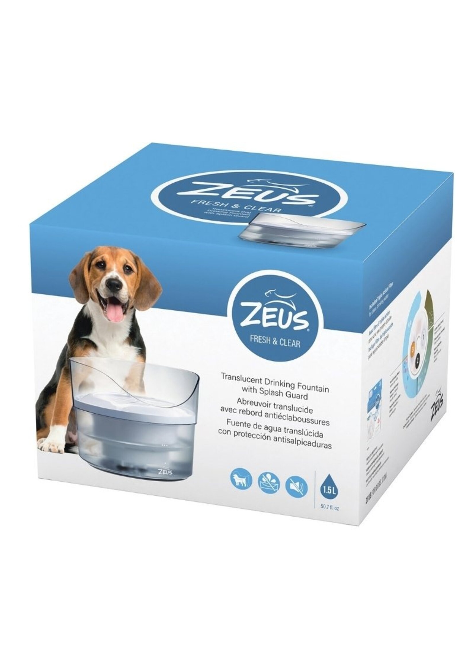 Zeus Zeus Fresh & Clear w/ Splash Guard 1.5L