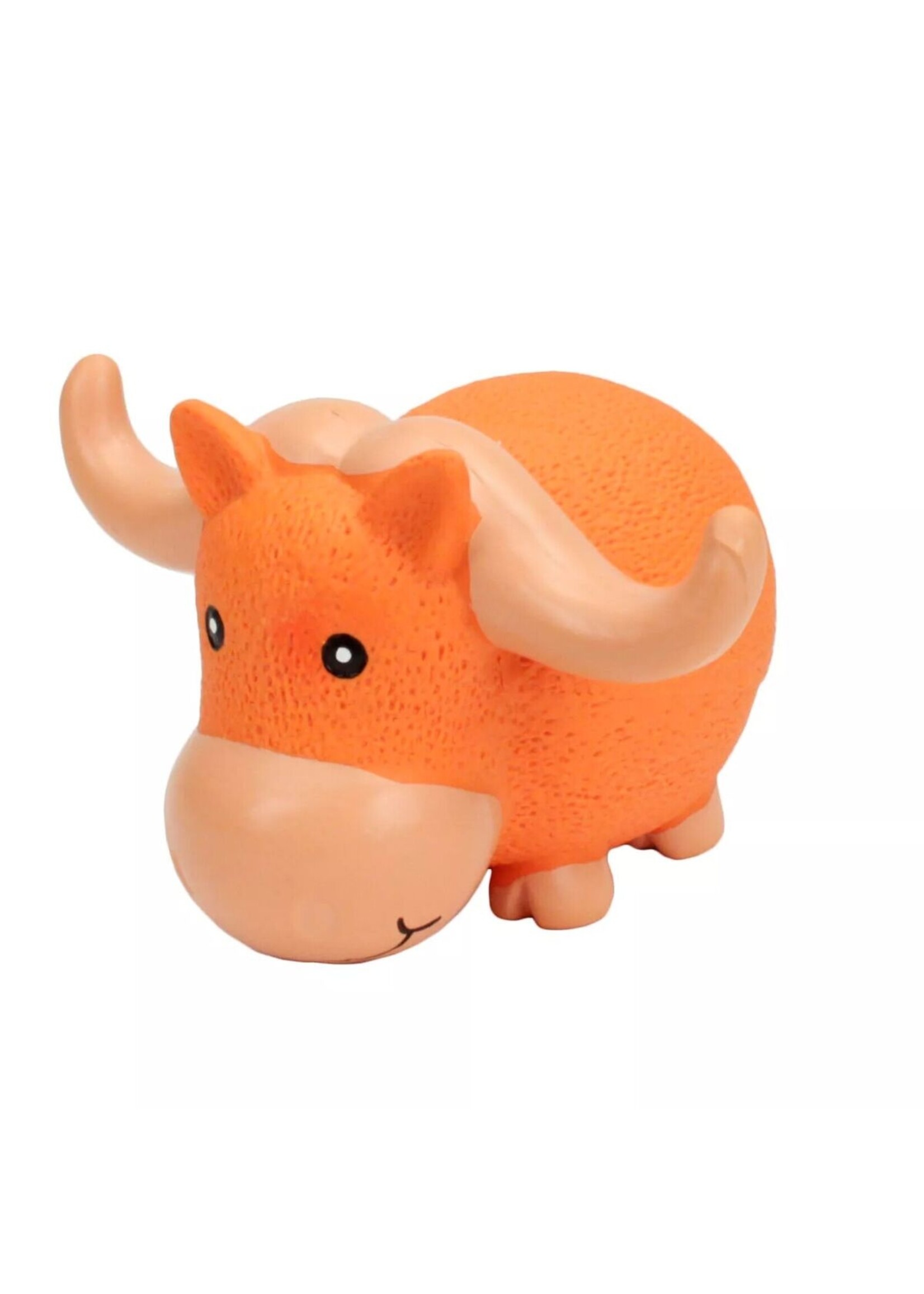 Coastal Pet Products Inc. Rascals Grunt Toy Big Horn Bull 6.5"