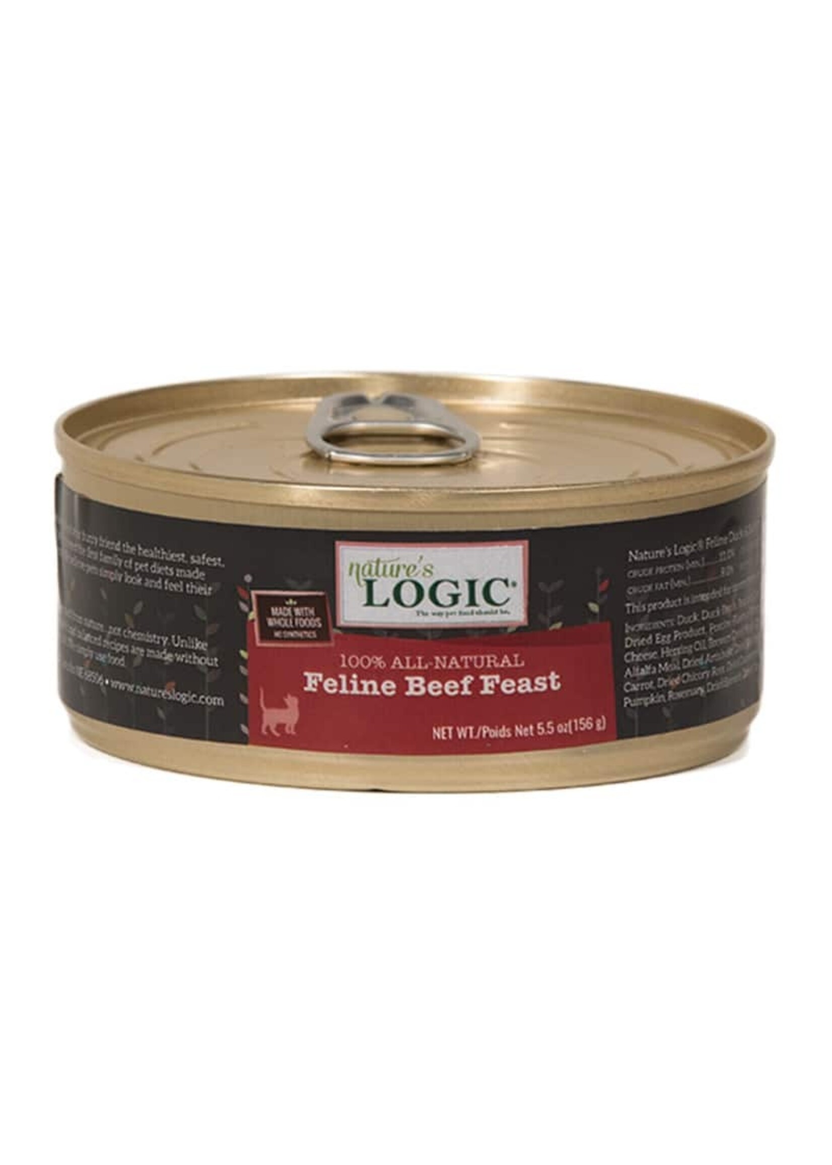Nature's Logic Nature's Logic Can Feline Beef Feast 5.5 oz single