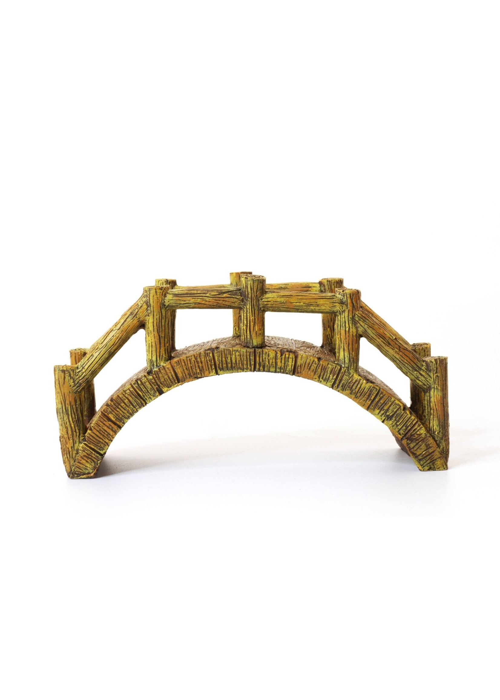 Aqua-Fit Aqua-Fit Polyresin Timber Bridge Medium 5.75 x 2 x 2.75"