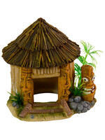 Aqua-Fit Aqua-Fit Polyresin Tiki Hut 4 x 4 x 4"