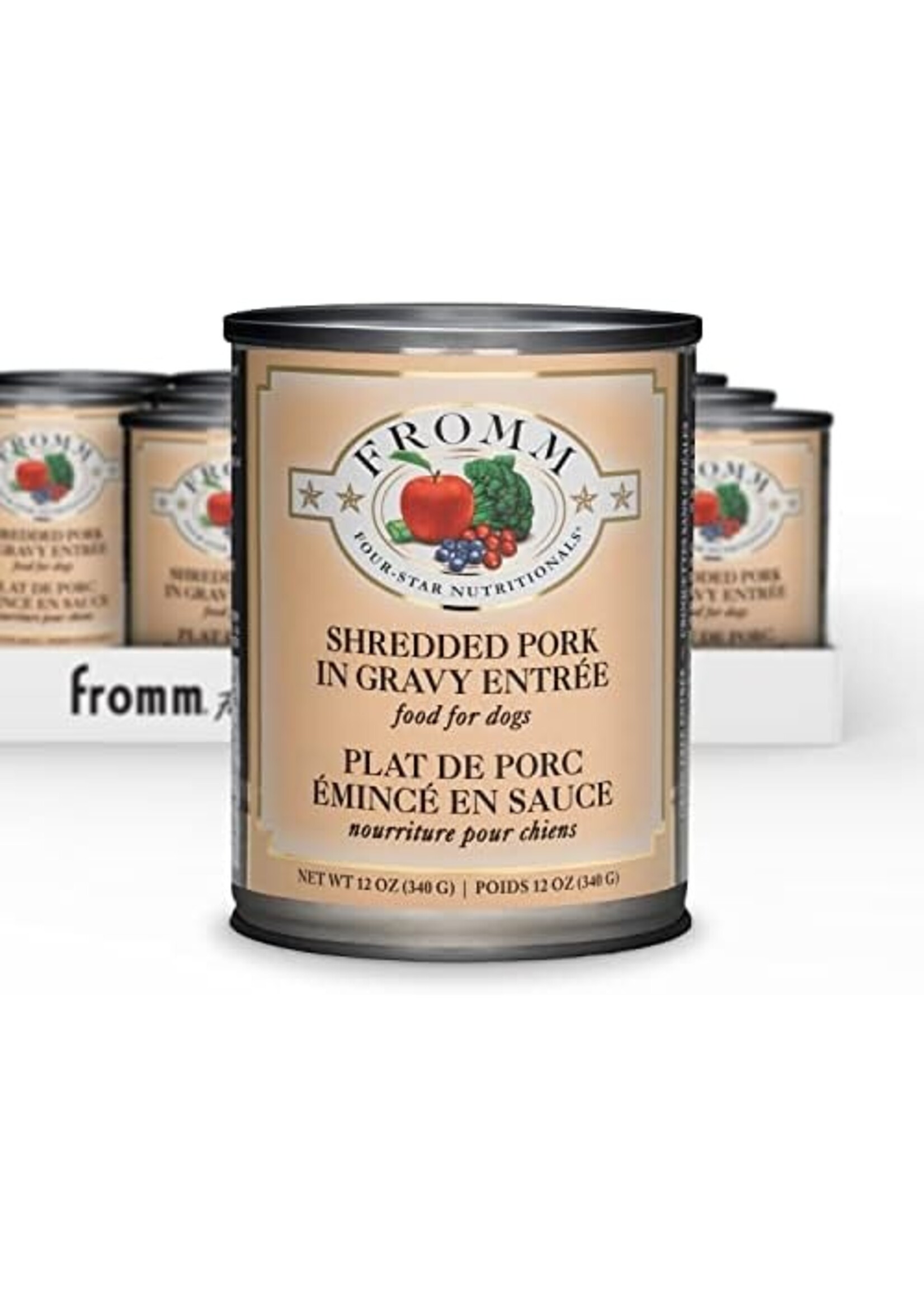 Fromm Family Pet Food Fromm Dog Four Star Shredded Pork Entree 12/12oz